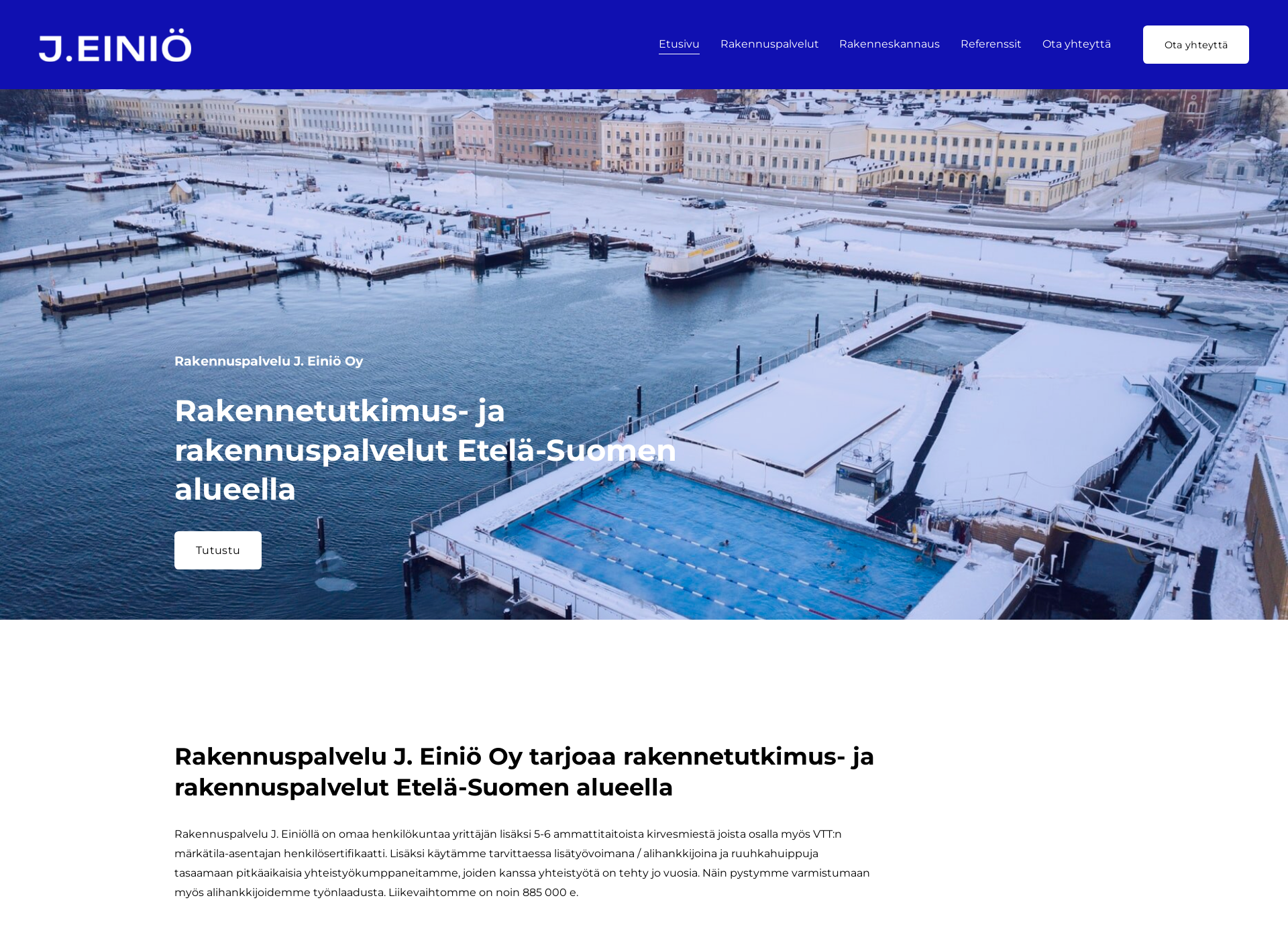Screenshot for rakennuseinio.fi