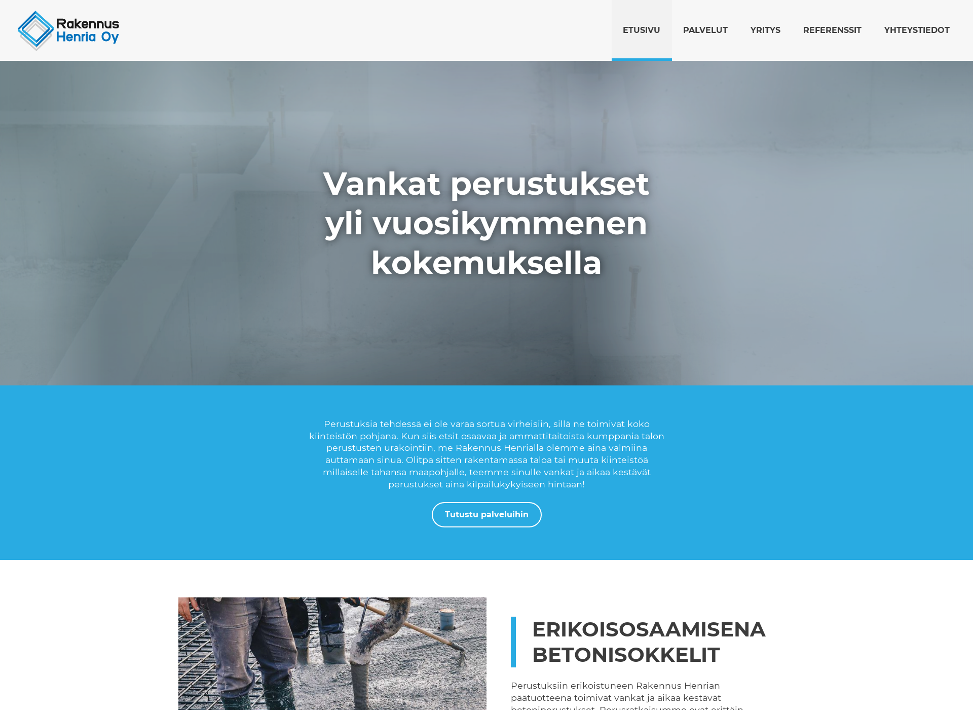 Screenshot for rakennushenria.fi