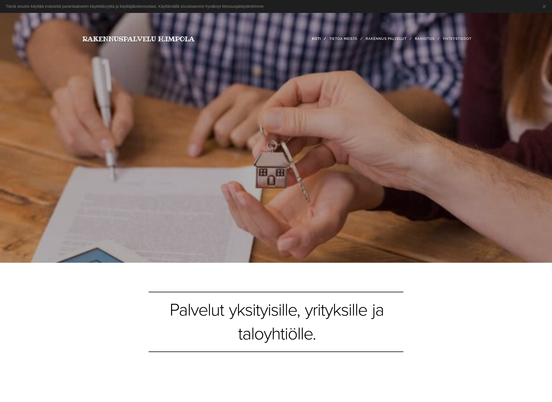 Screenshot for rakennusjakuljetusimpola.fi