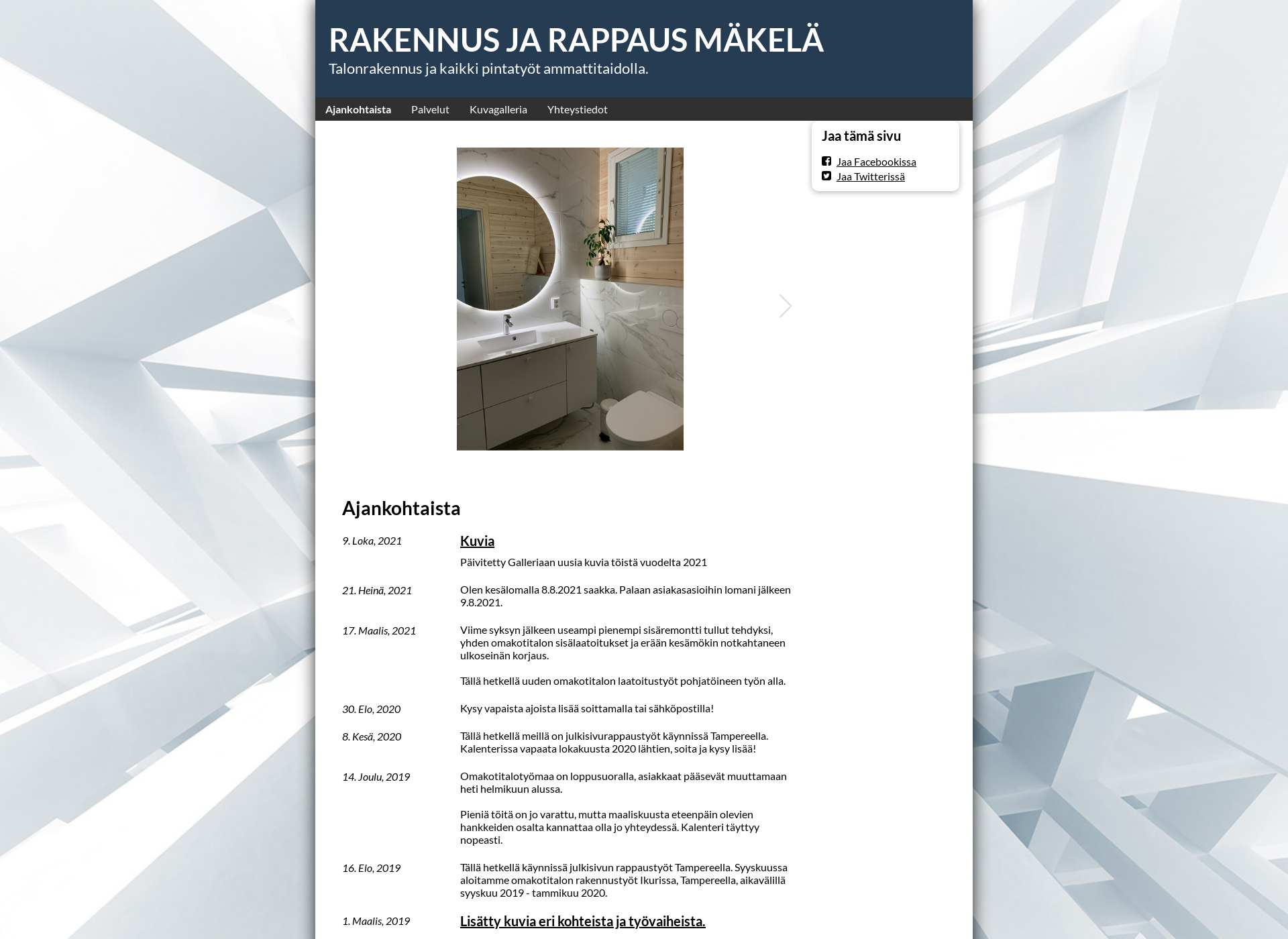 Screenshot for rakennusjarappausmakela.fi