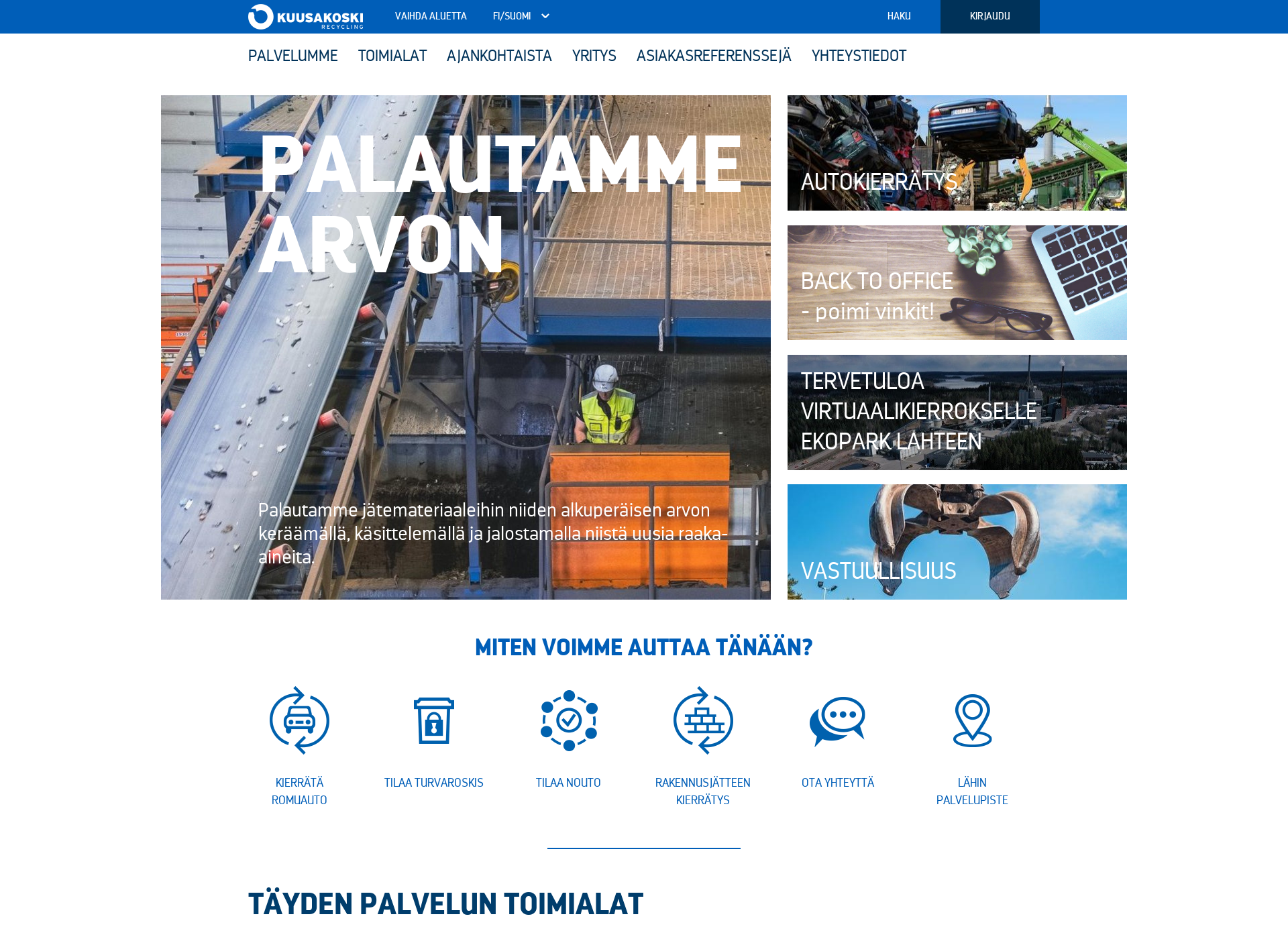 Screenshot for rakennusjate.fi