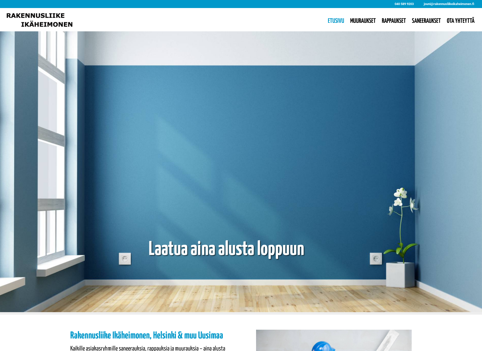 Screenshot for rakennusliikeikaheimonen.fi