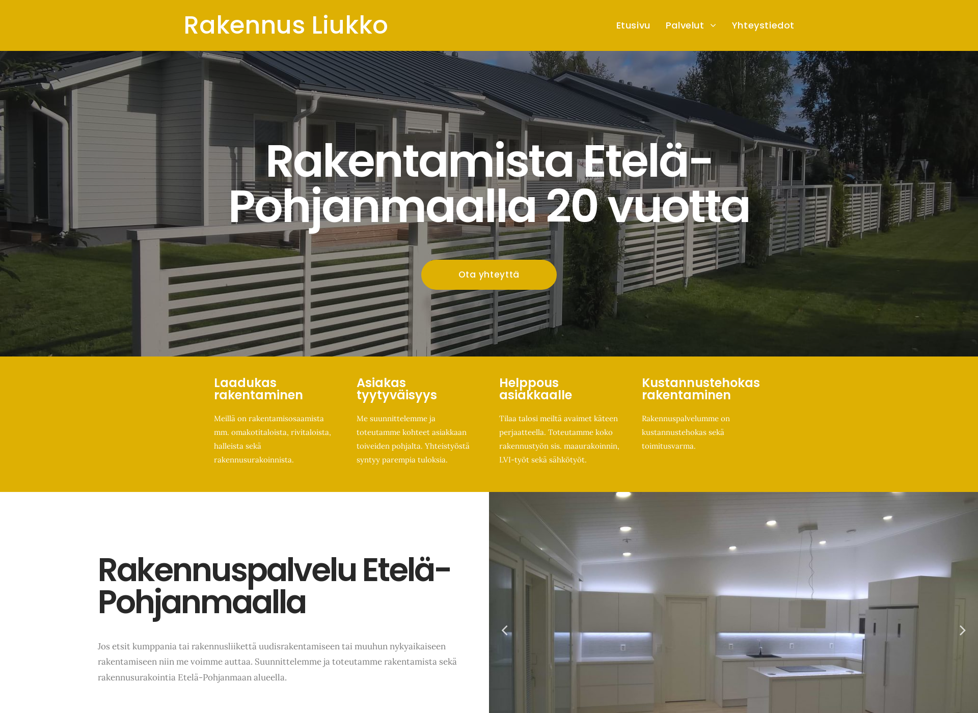 Screenshot for rakennusliukko.fi