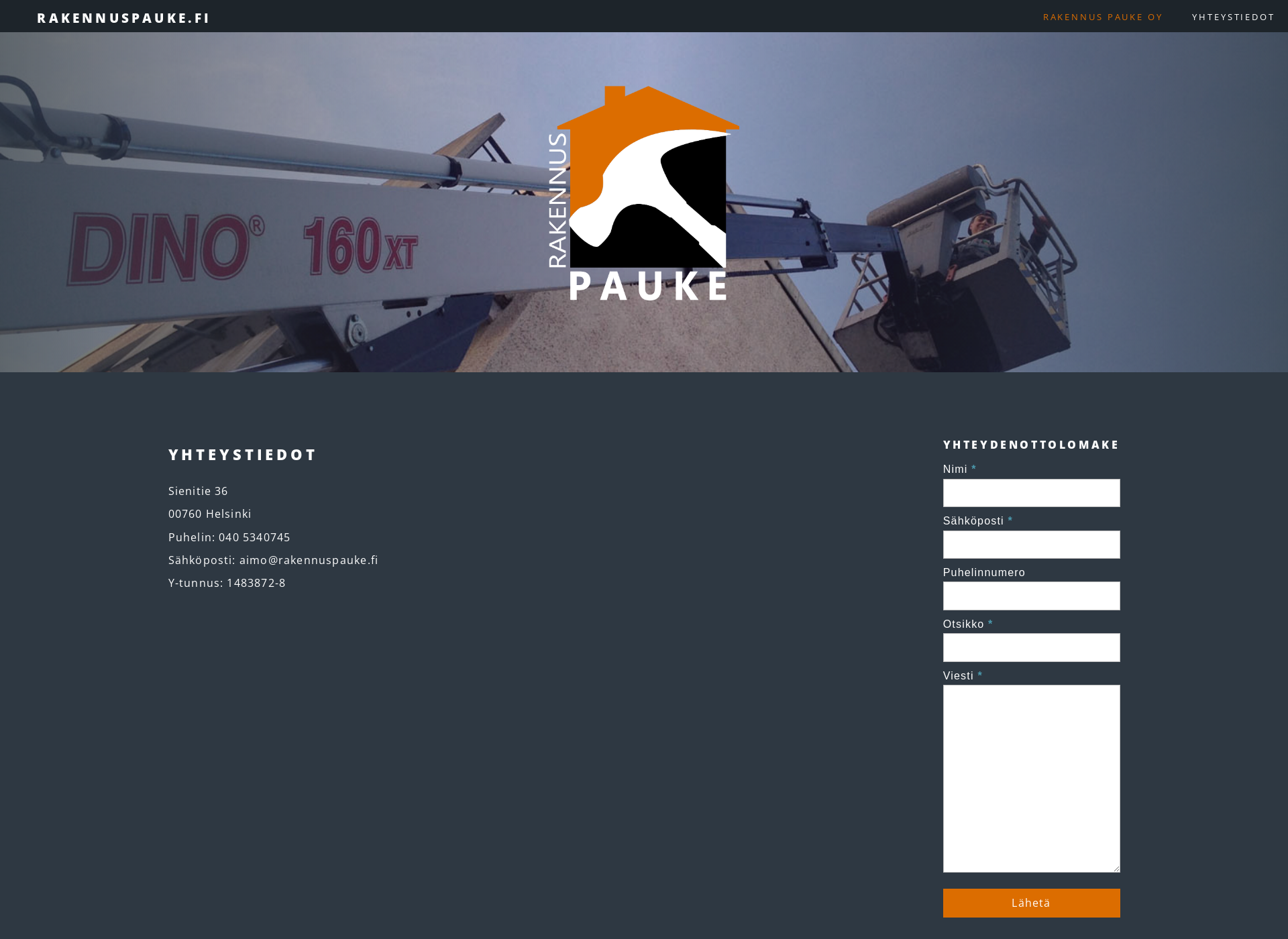 Screenshot for rakennuspauke.fi