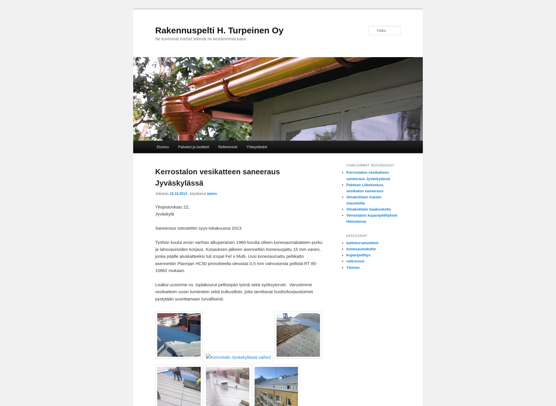 Screenshot for rakennuspeltiturpeinen.fi