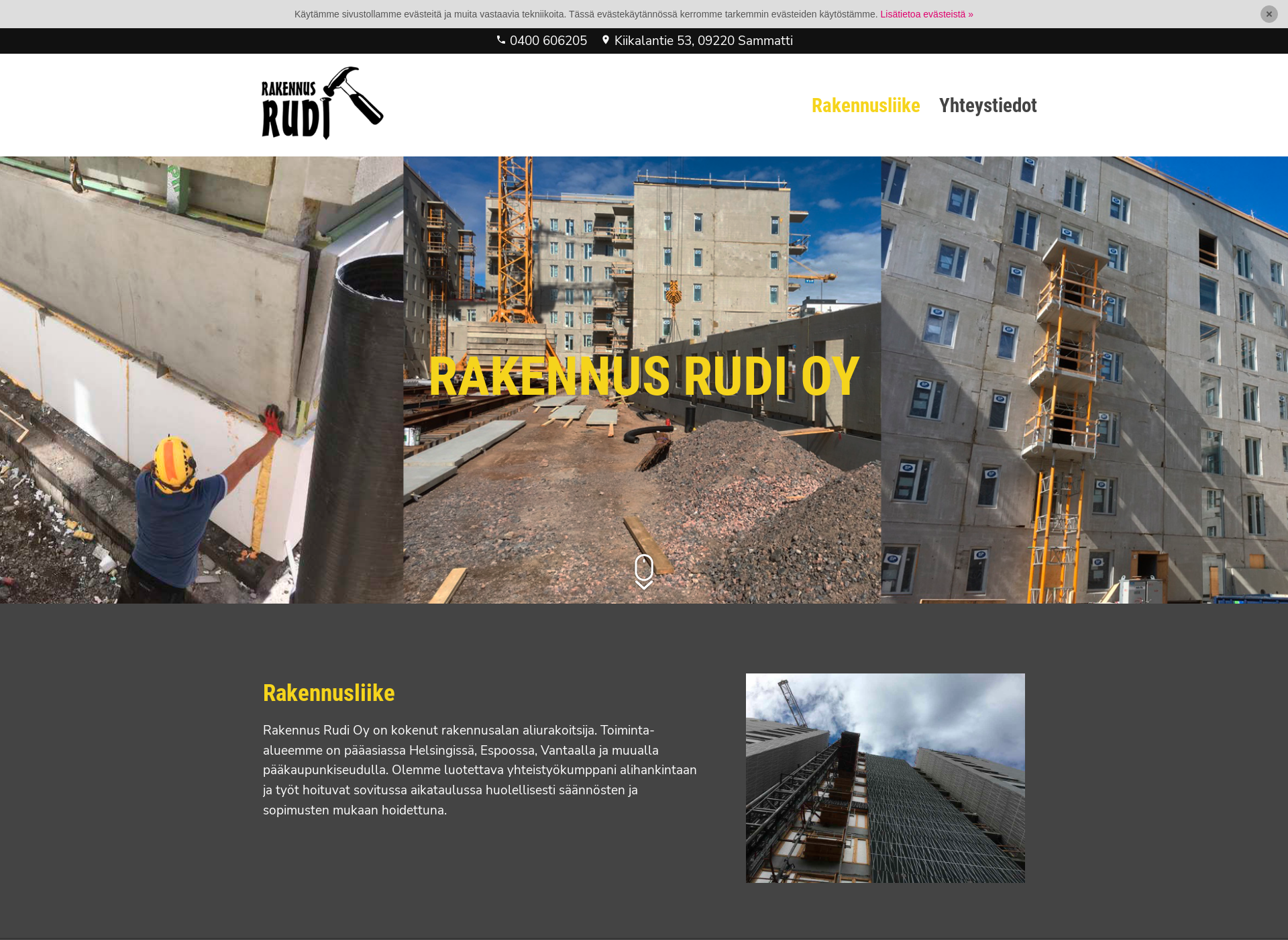Screenshot for rakennusrudi.fi