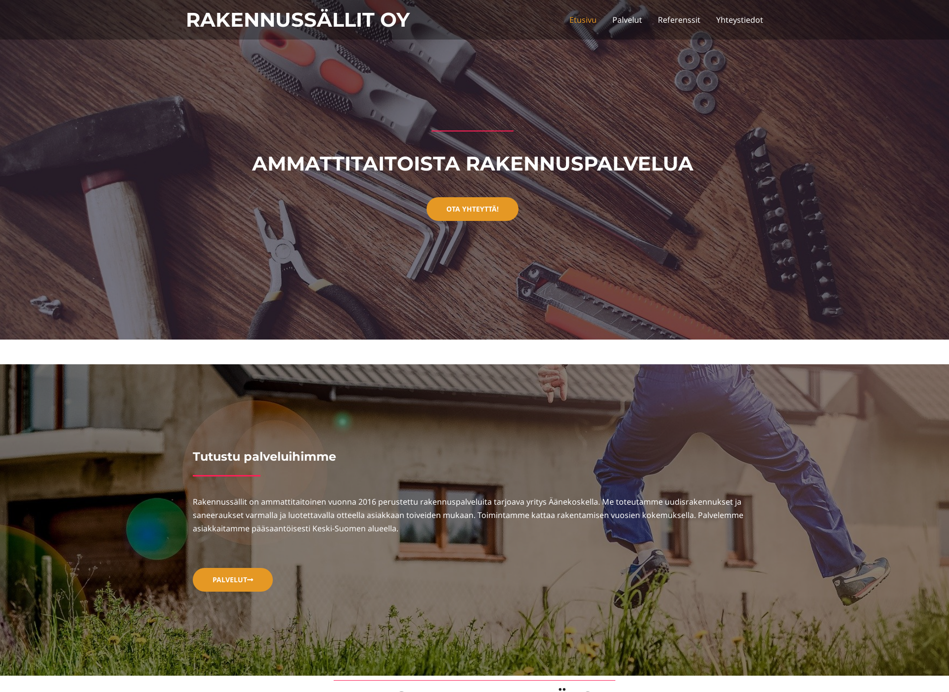 Screenshot for rakennussallit.fi