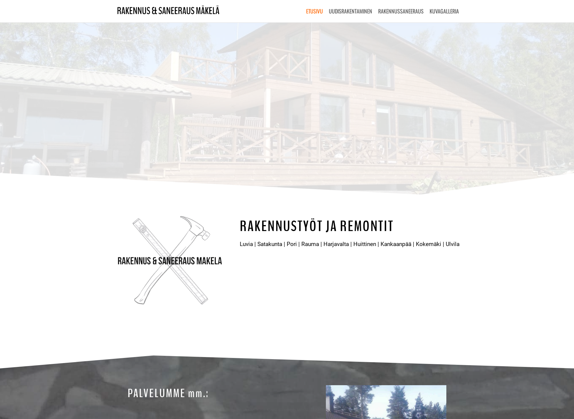 Screenshot for rakennussaneerausmakela.fi