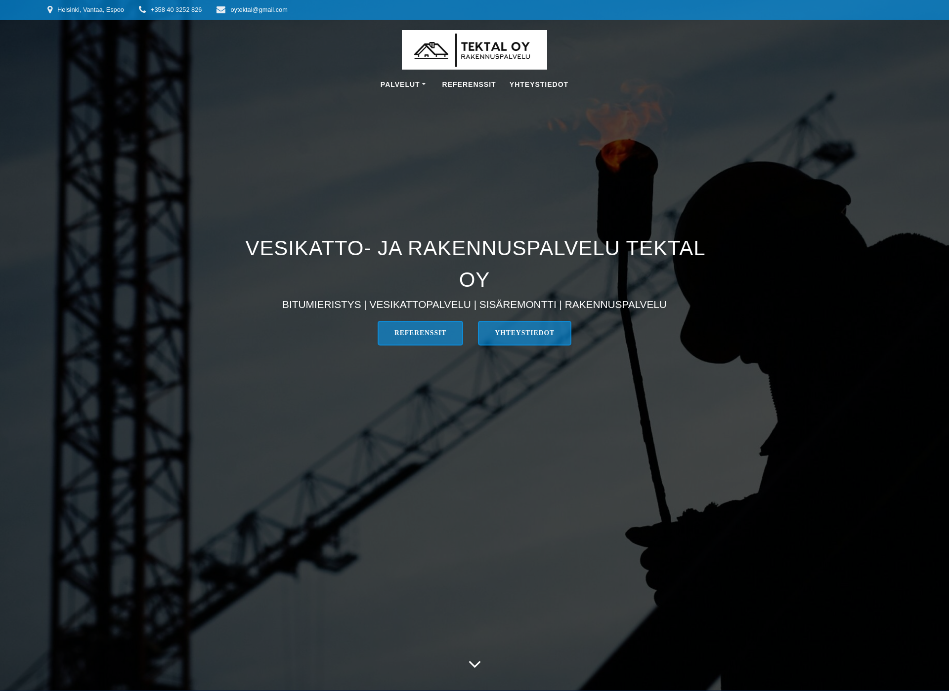 Screenshot for rakennustektal.fi