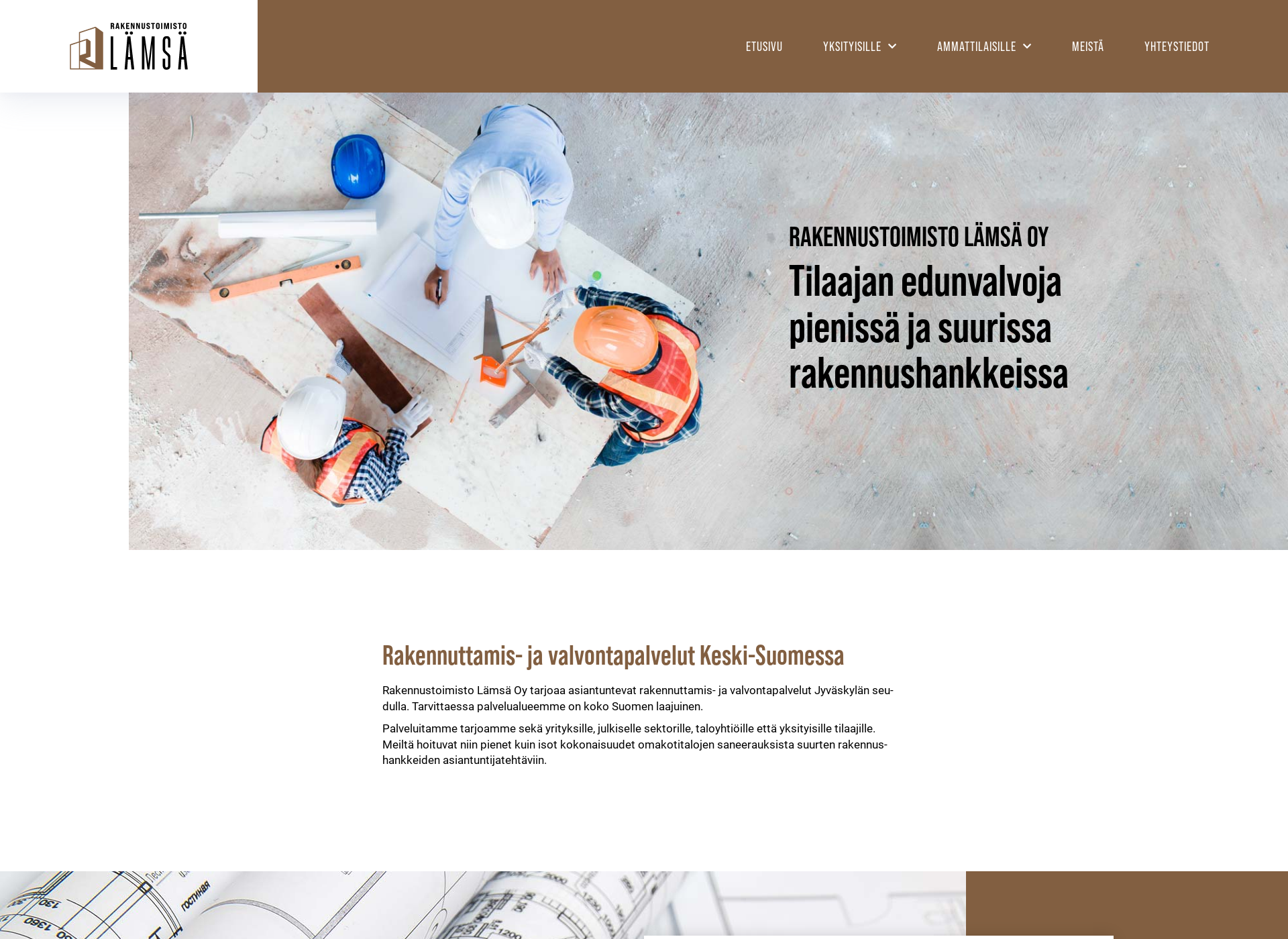 Screenshot for rakennustoimistolamsa.fi