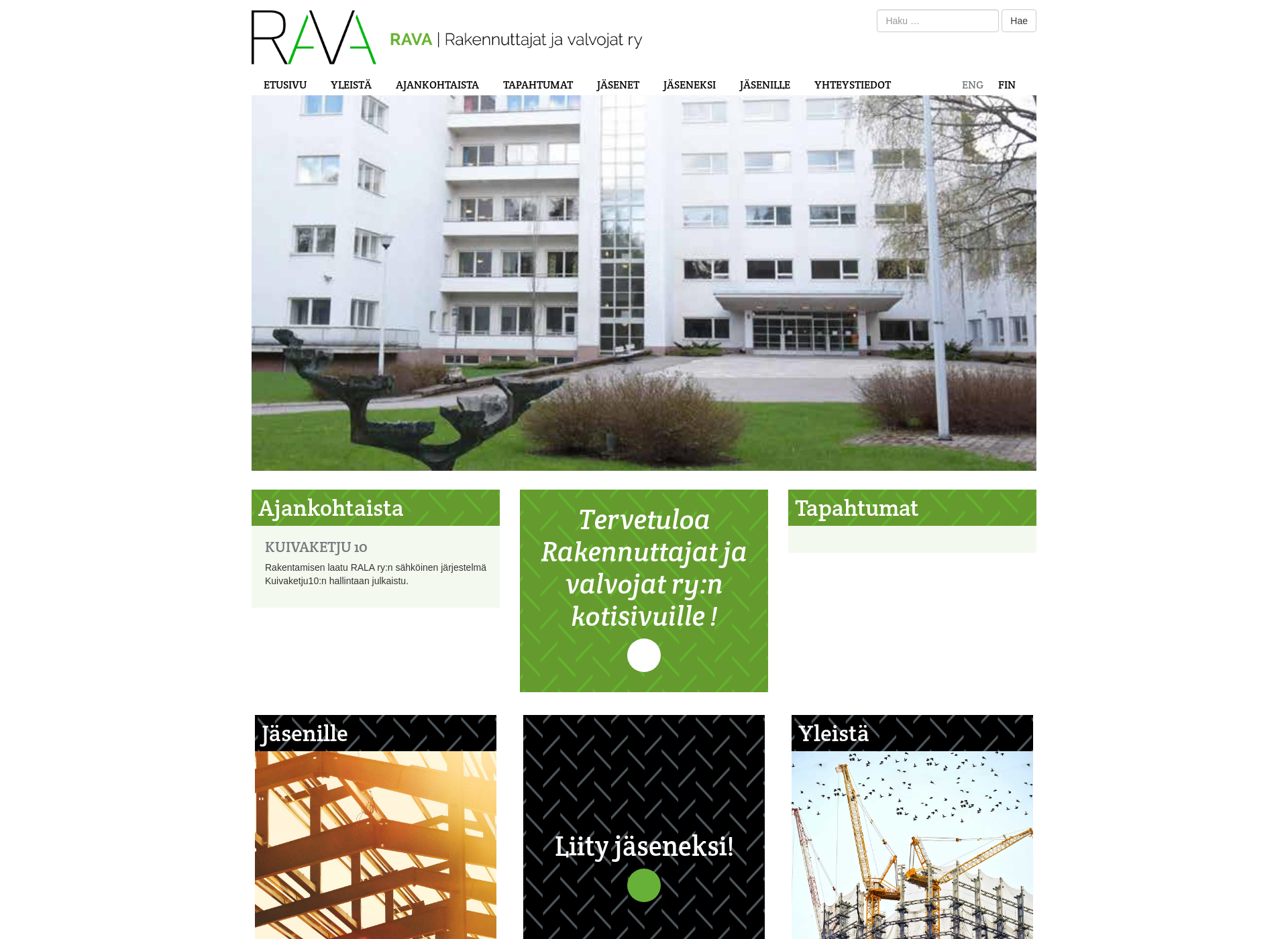 Screenshot for rakennusvalvojat.fi