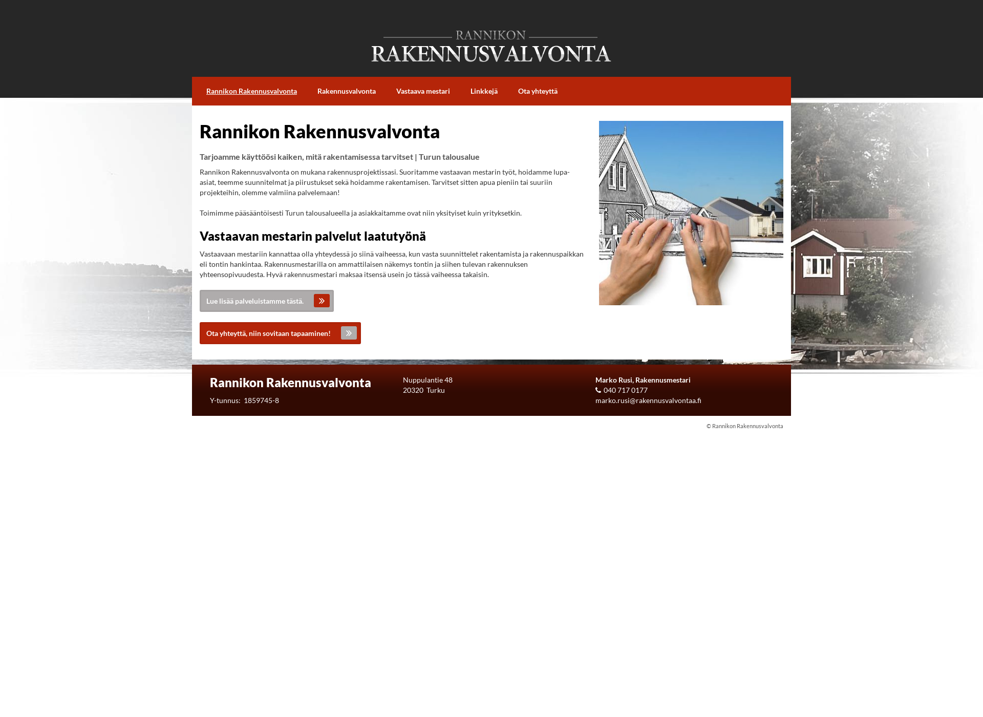 Screenshot for rakennusvalvontaa.fi