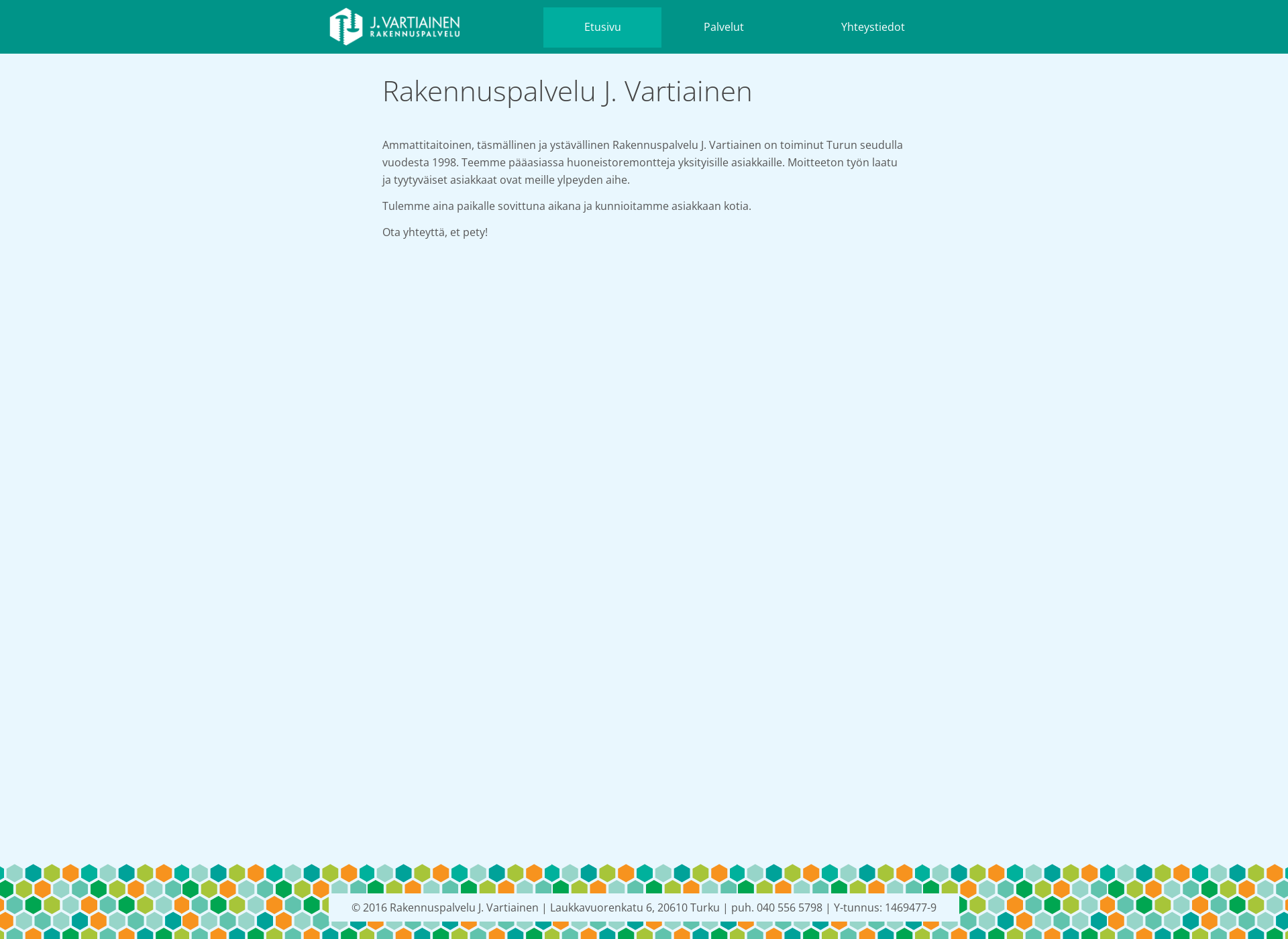 Screenshot for rakennusvartiainen.fi