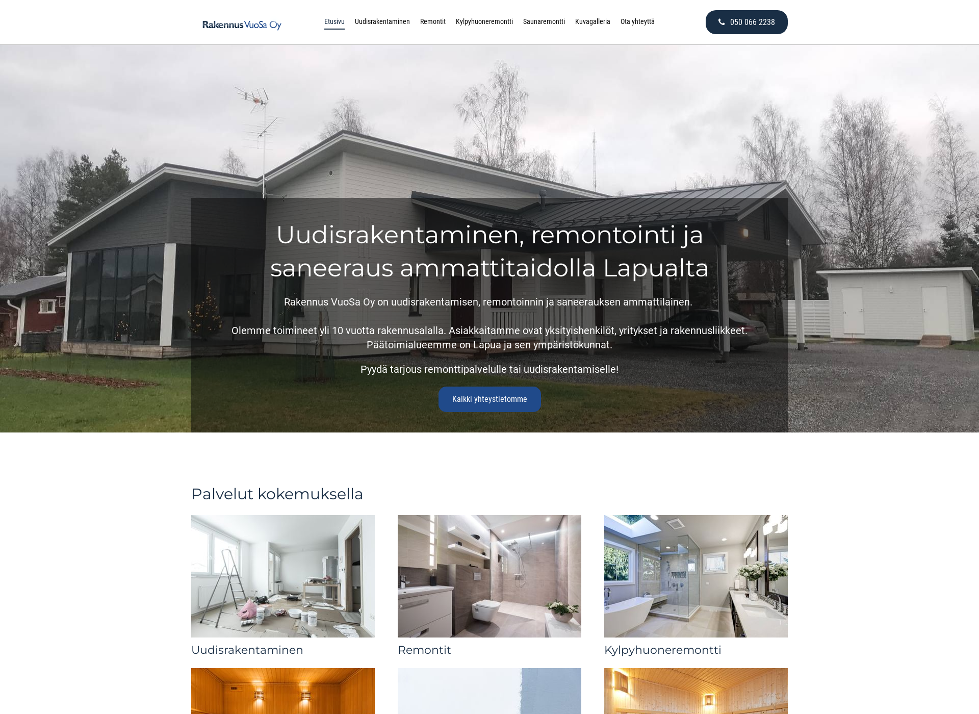 Screenshot for rakennusvuosa.fi