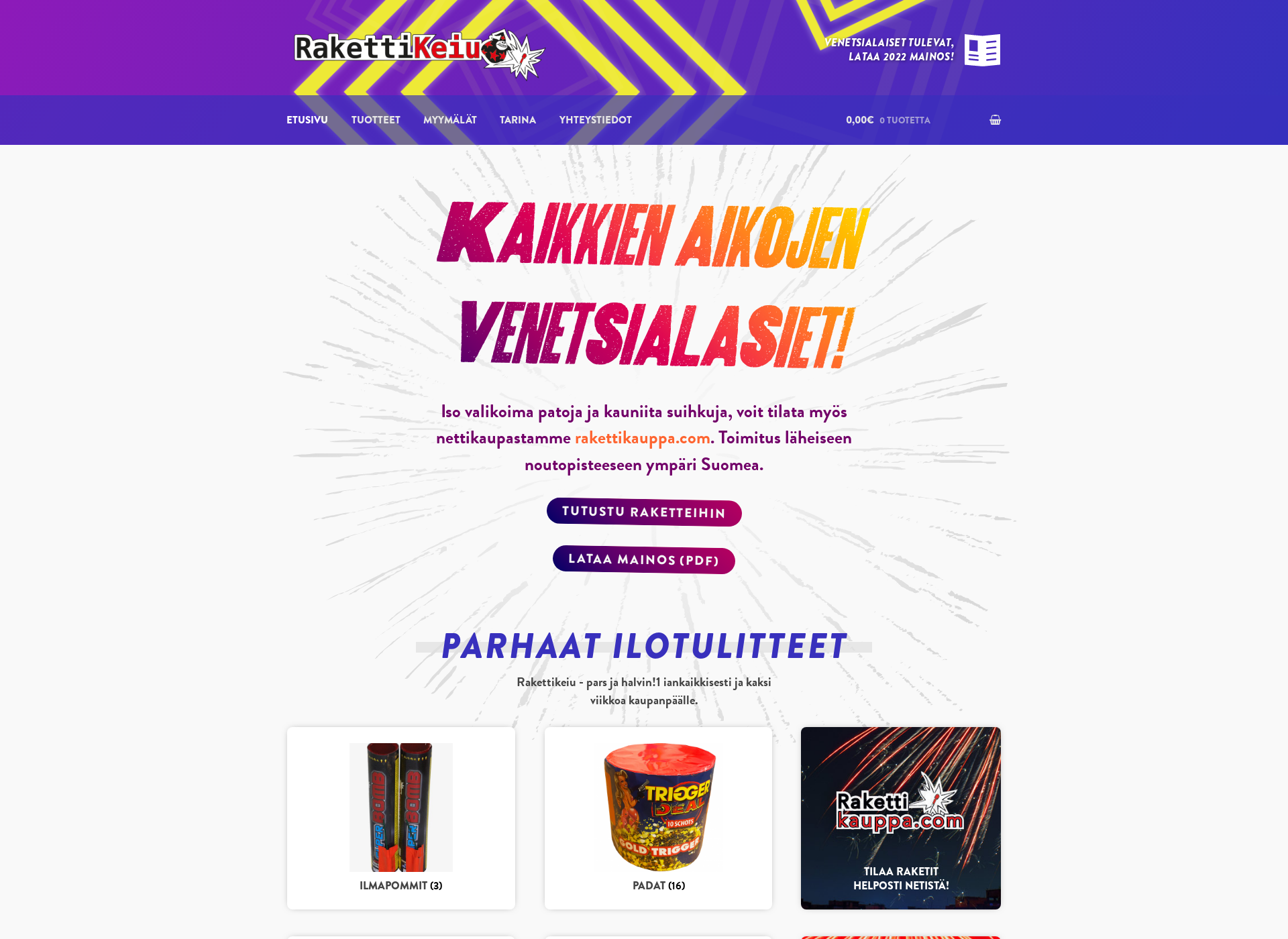 Screenshot for rakettikeiu.fi