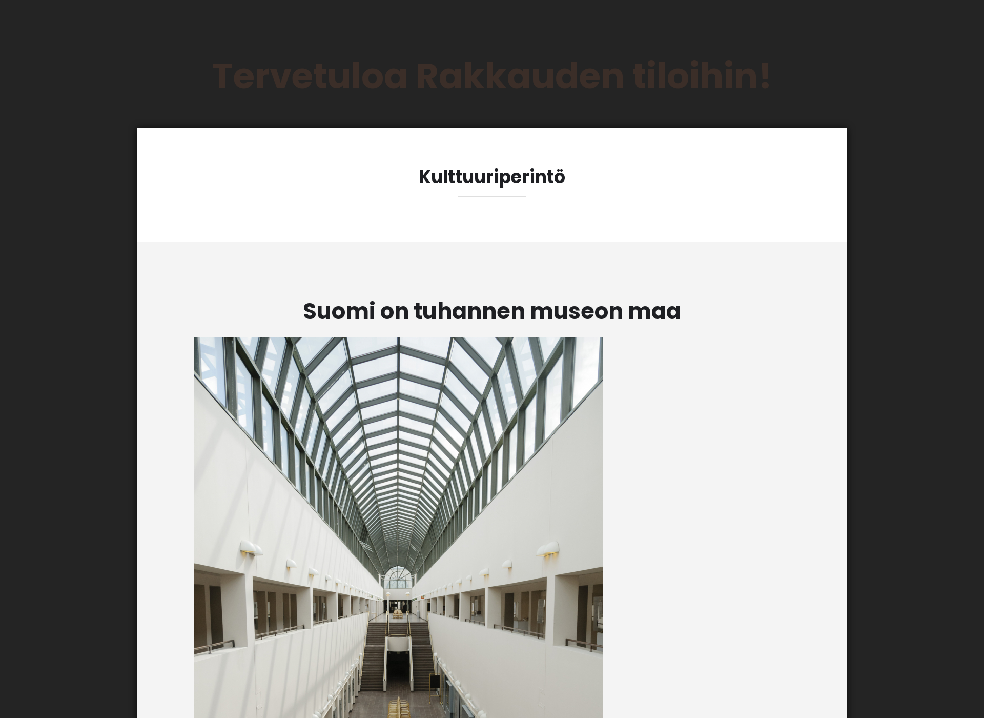 Skärmdump för rakkaudentiloja.fi