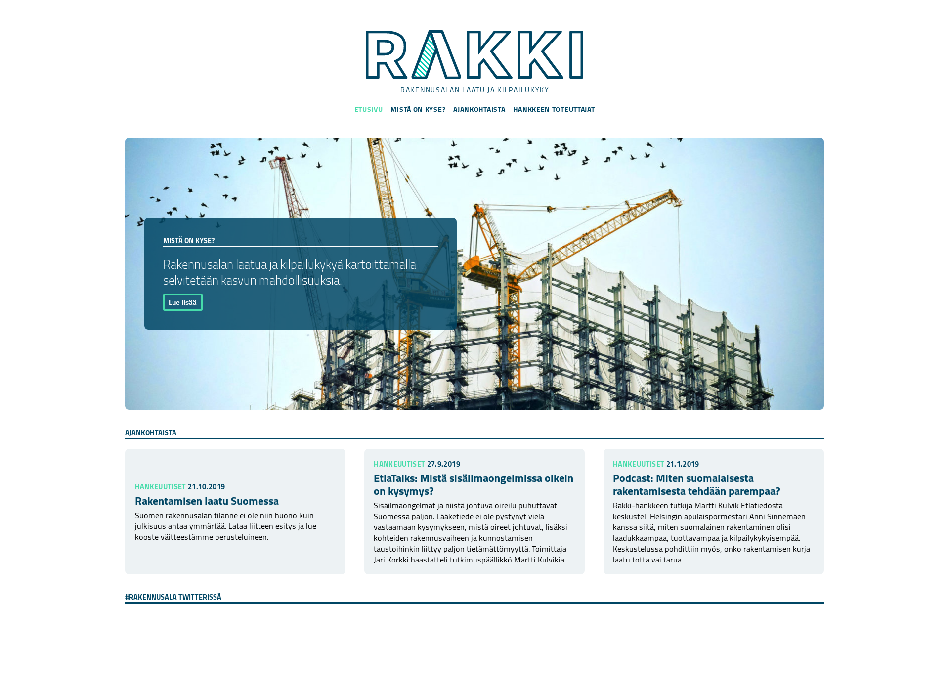 Screenshot for rakki.fi