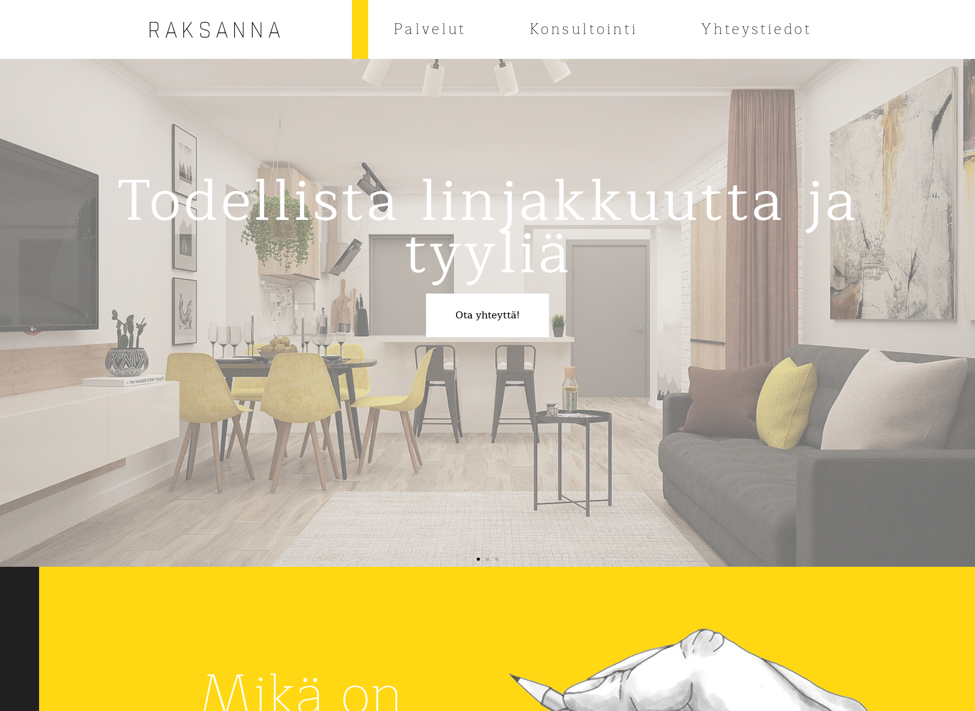 Screenshot for raksanna.fi