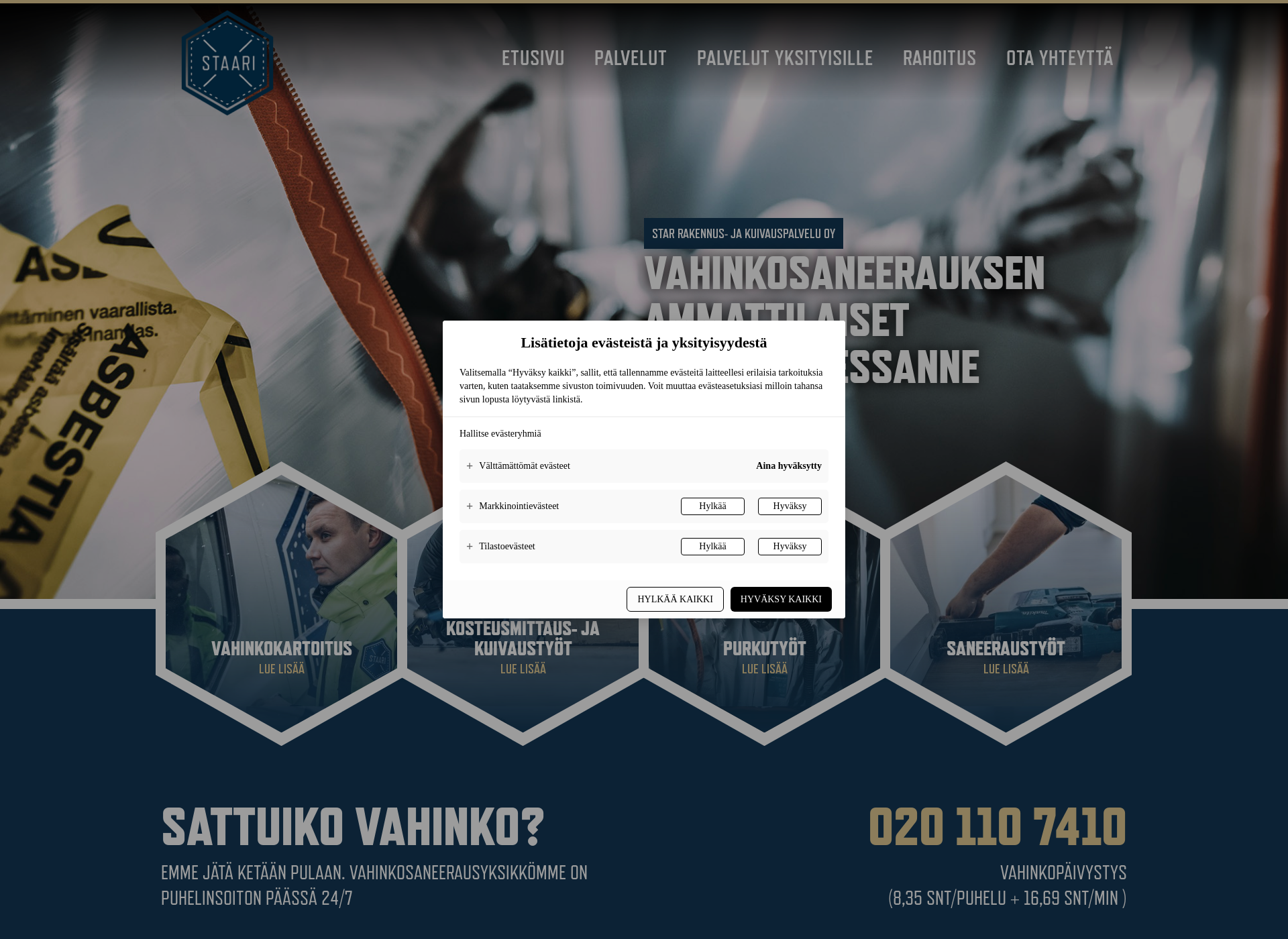 Screenshot for rakstar.fi