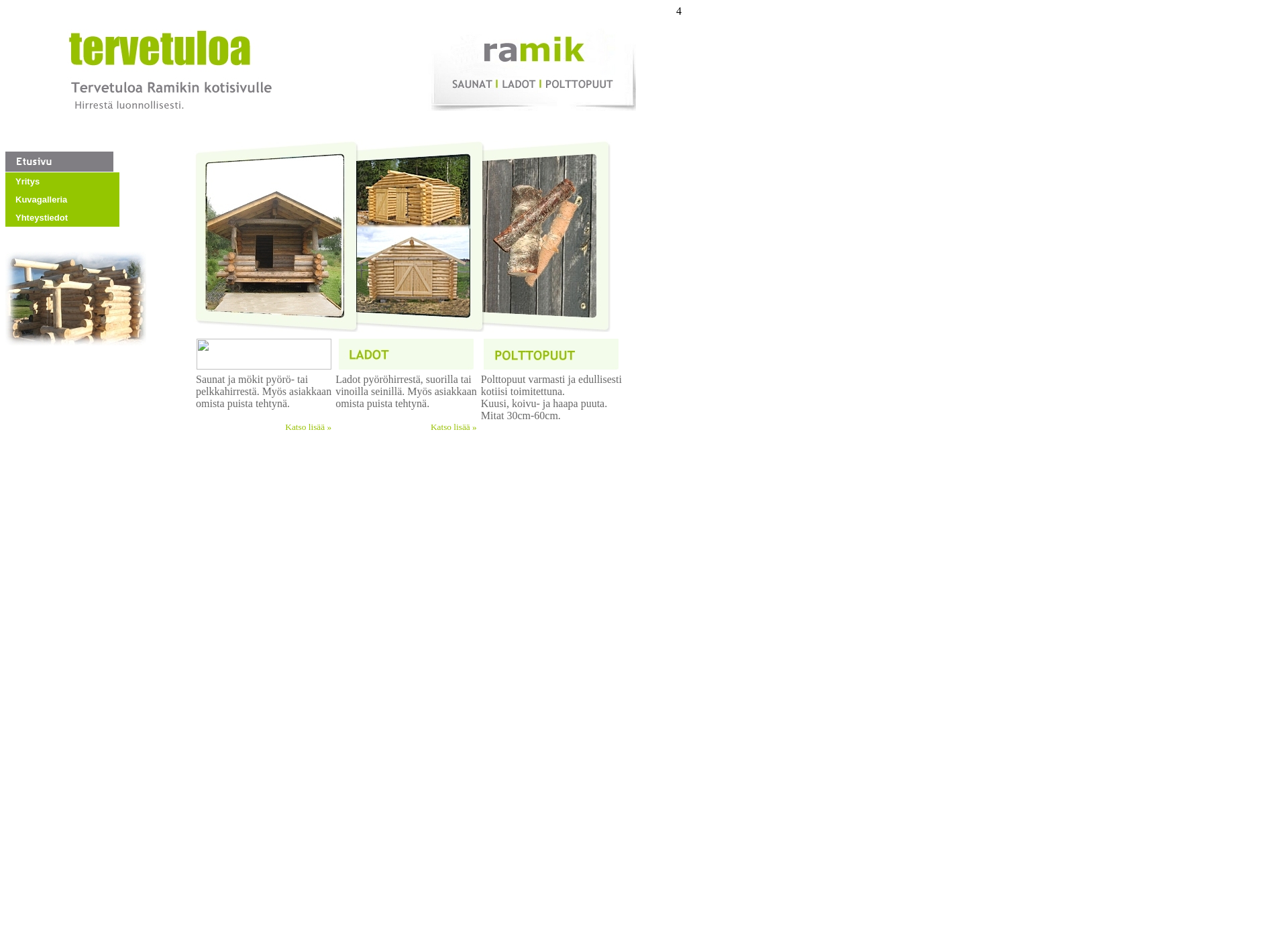 Skärmdump för ramik.fi