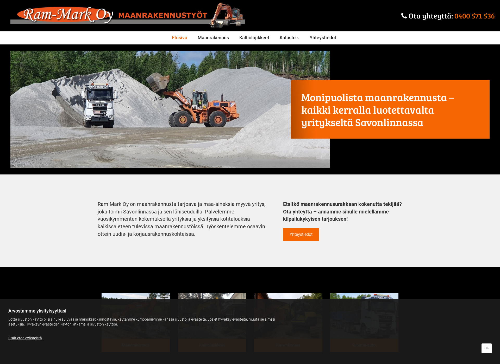 Screenshot for rammark.fi