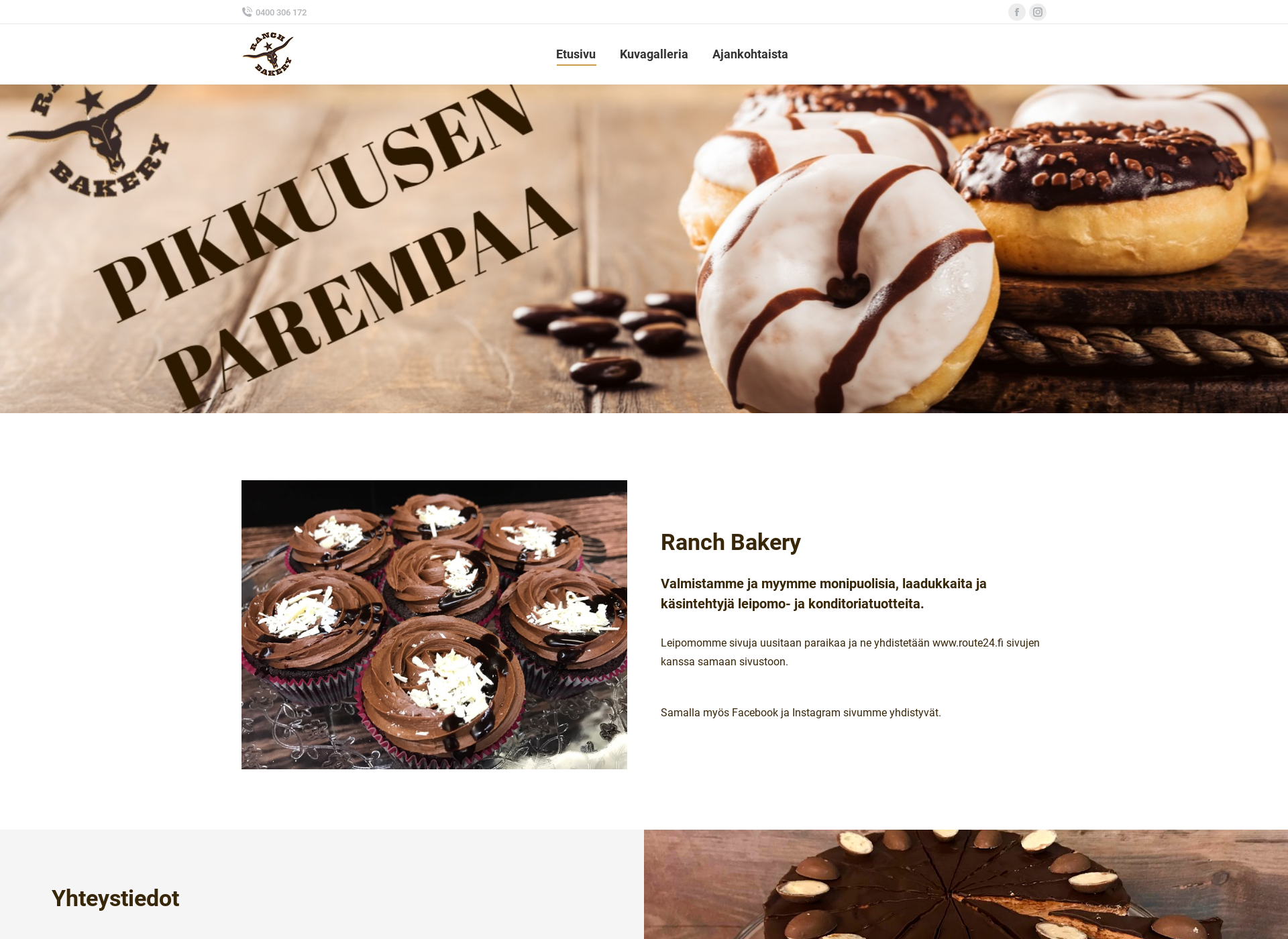 Näyttökuva ranchbakery.fi