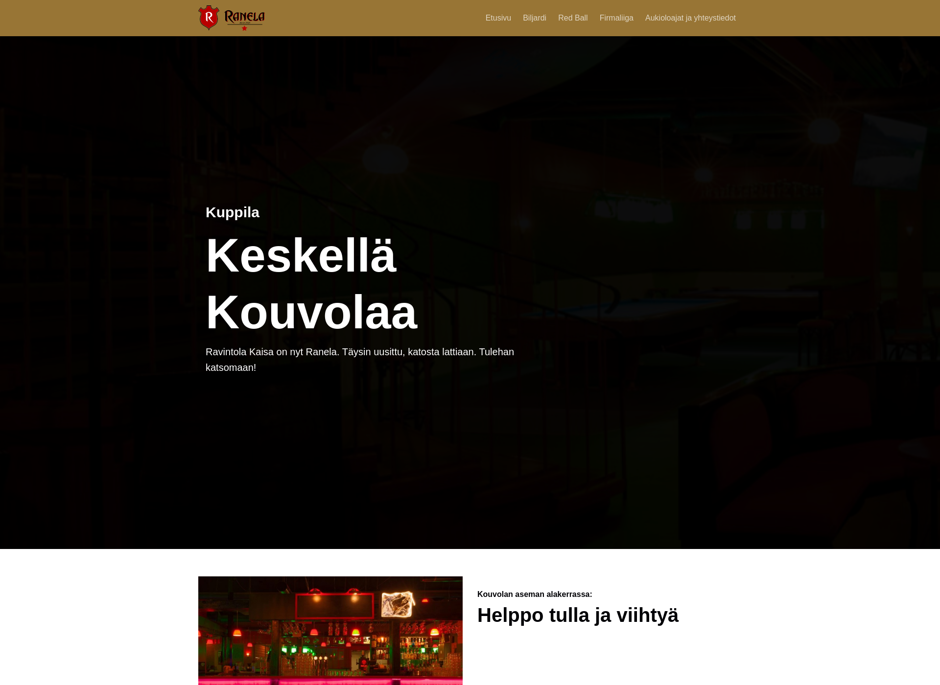 Skärmdump för ranela.fi