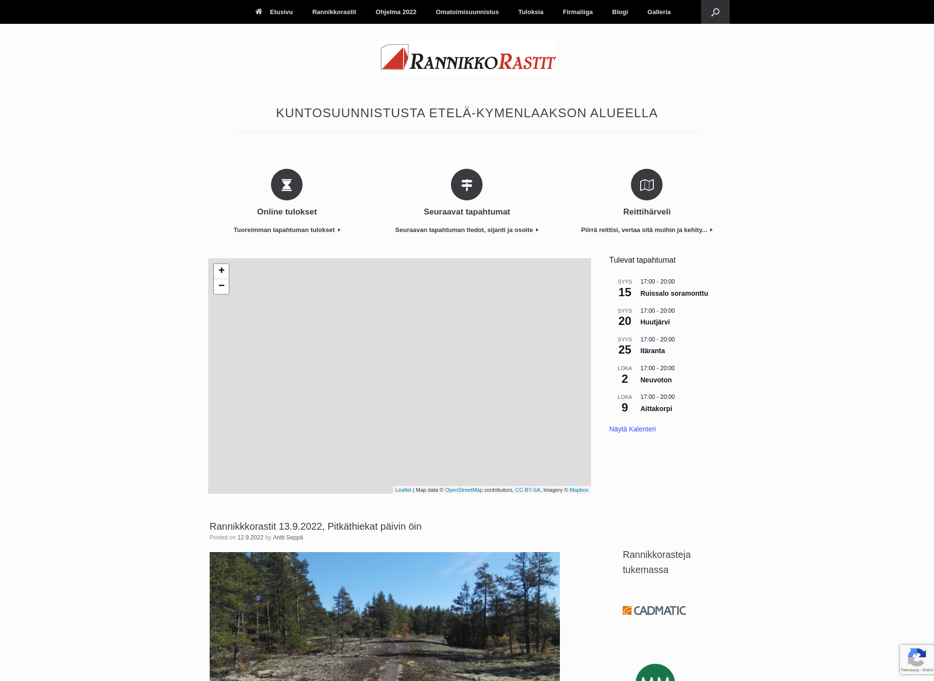 Screenshot for rannikkorastit.fi