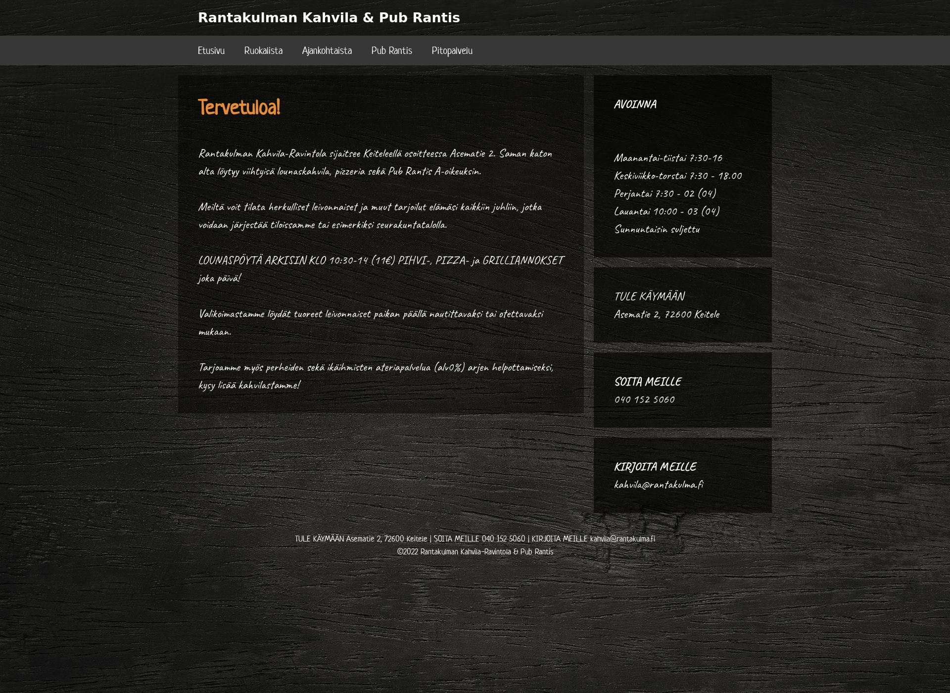 Screenshot for rantakulma.fi