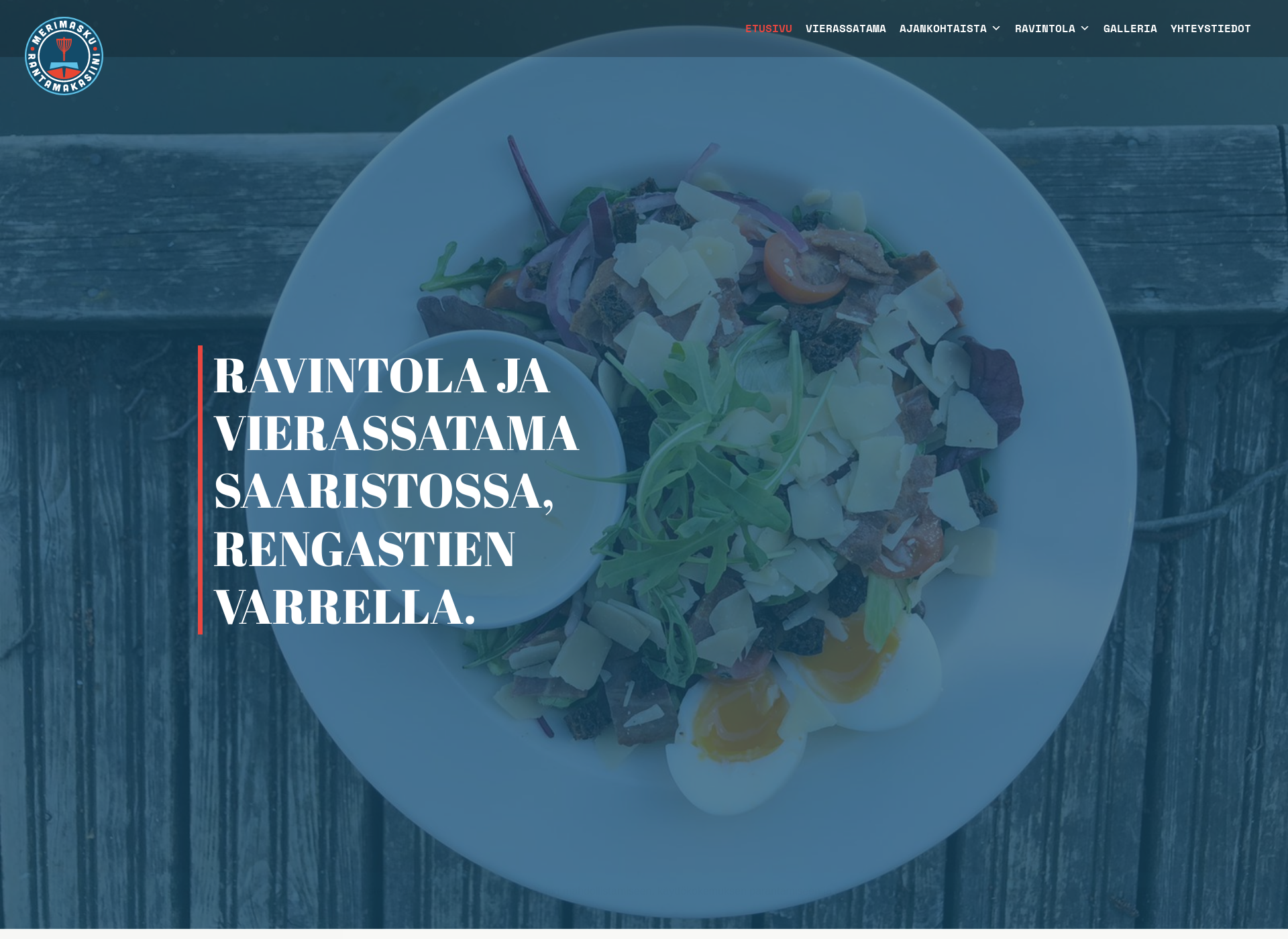 Skärmdump för rantamakasiini.fi