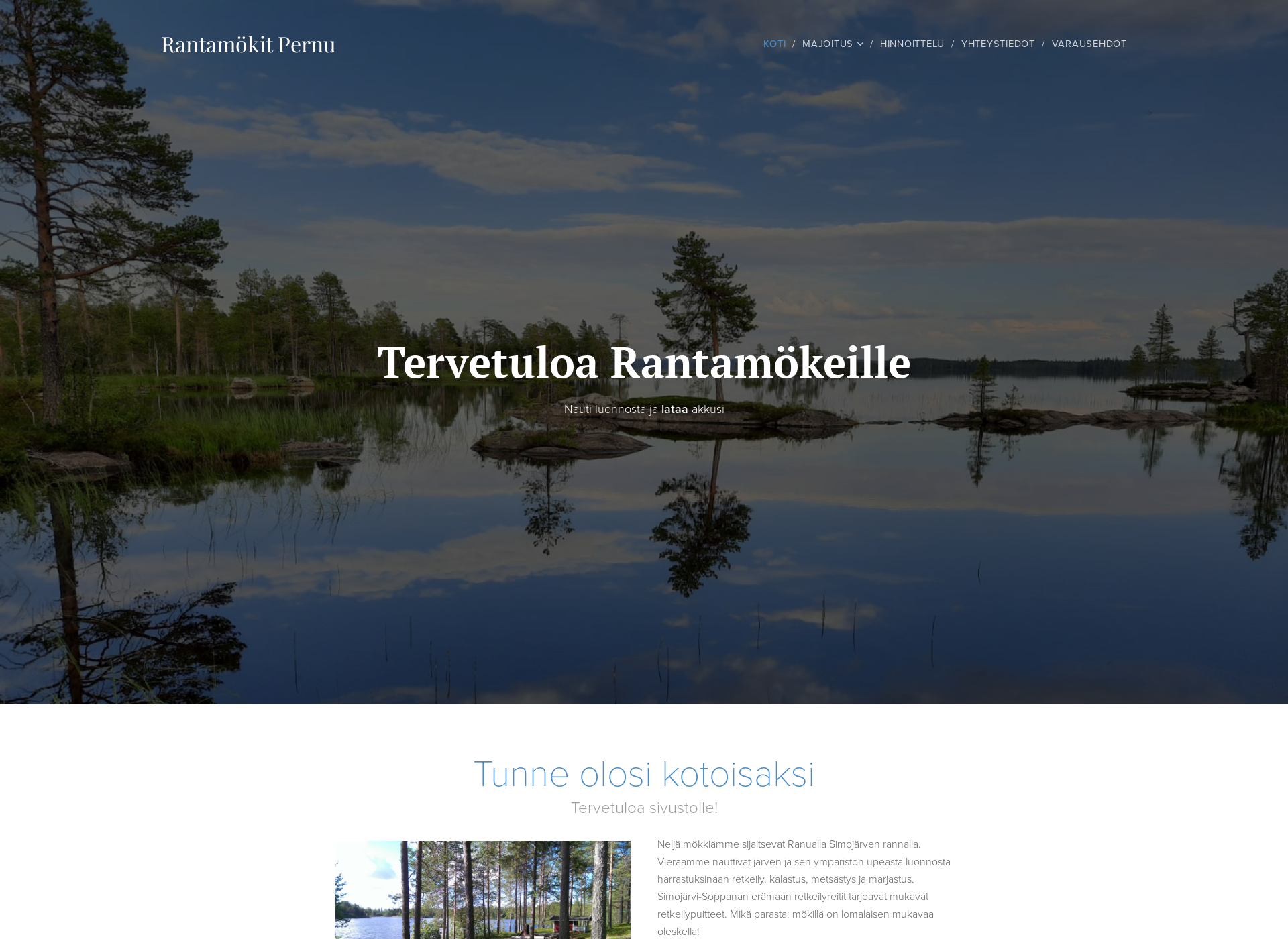 Screenshot for rantamokitpernu.fi