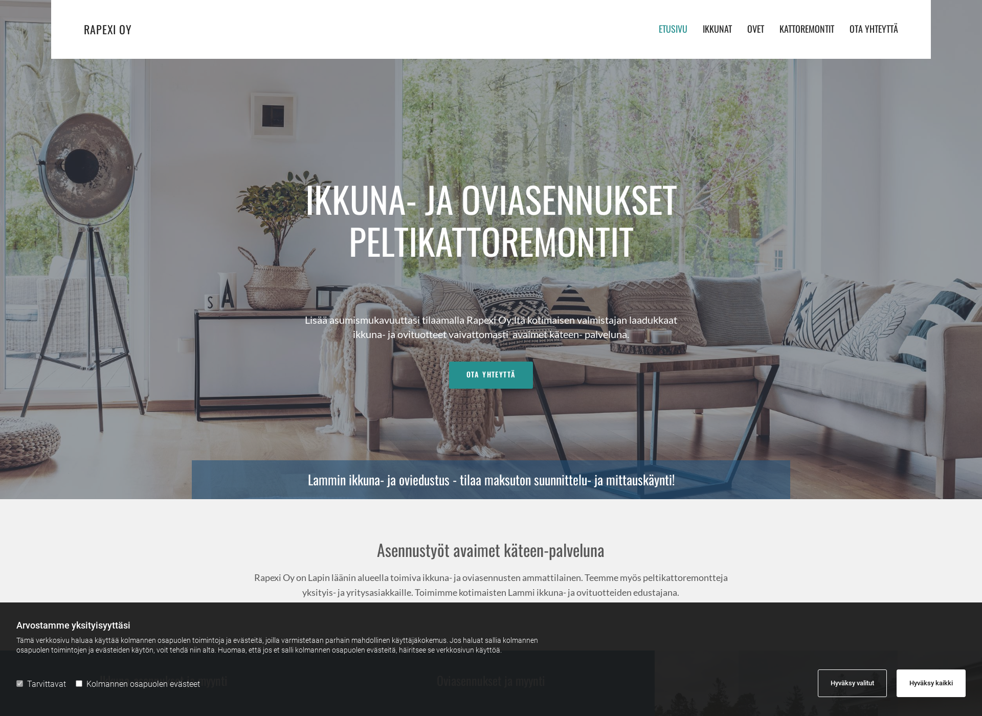 Screenshot for rapexi-ikkunat.fi
