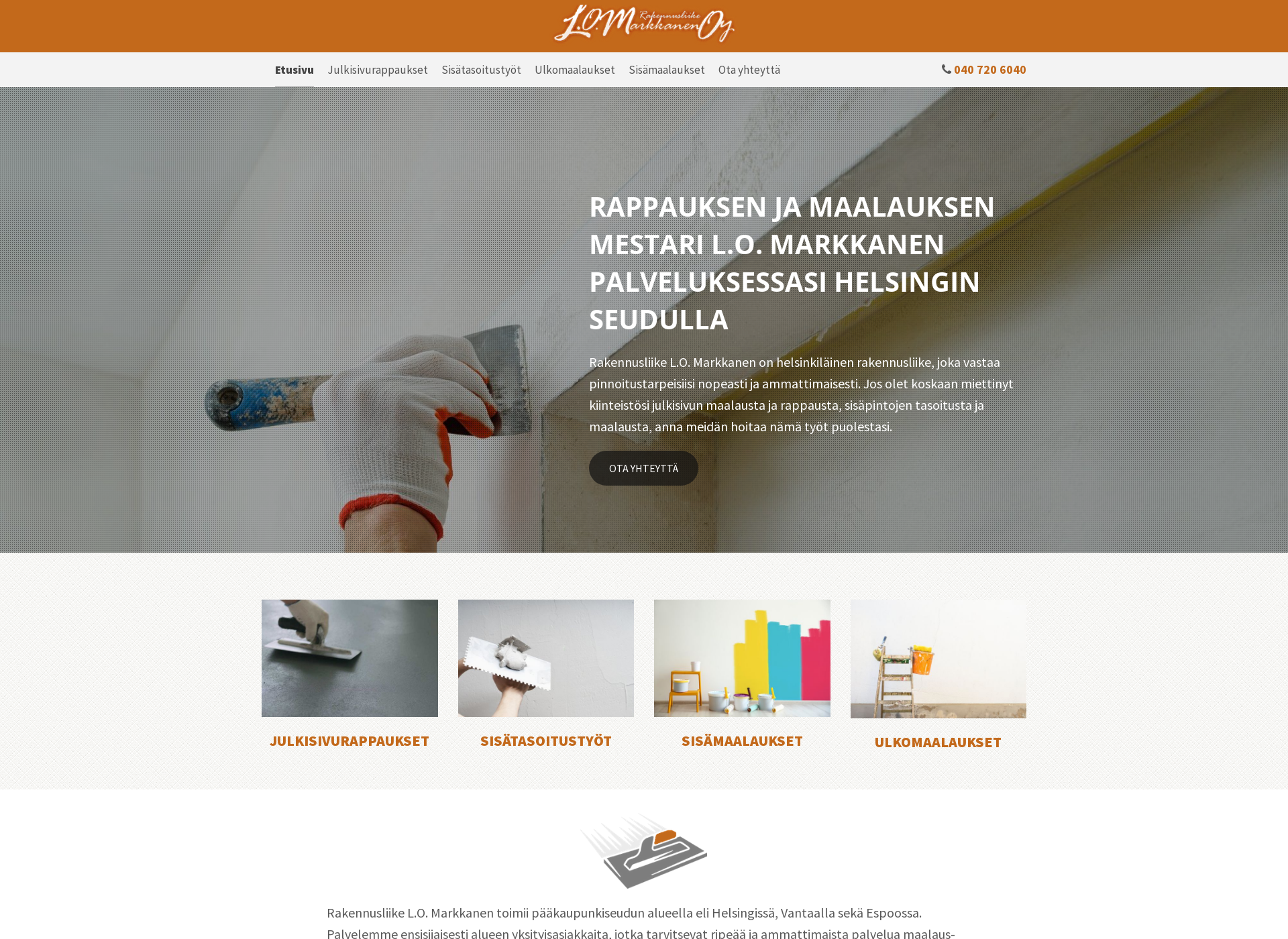 Screenshot for rappaushelsinki.fi