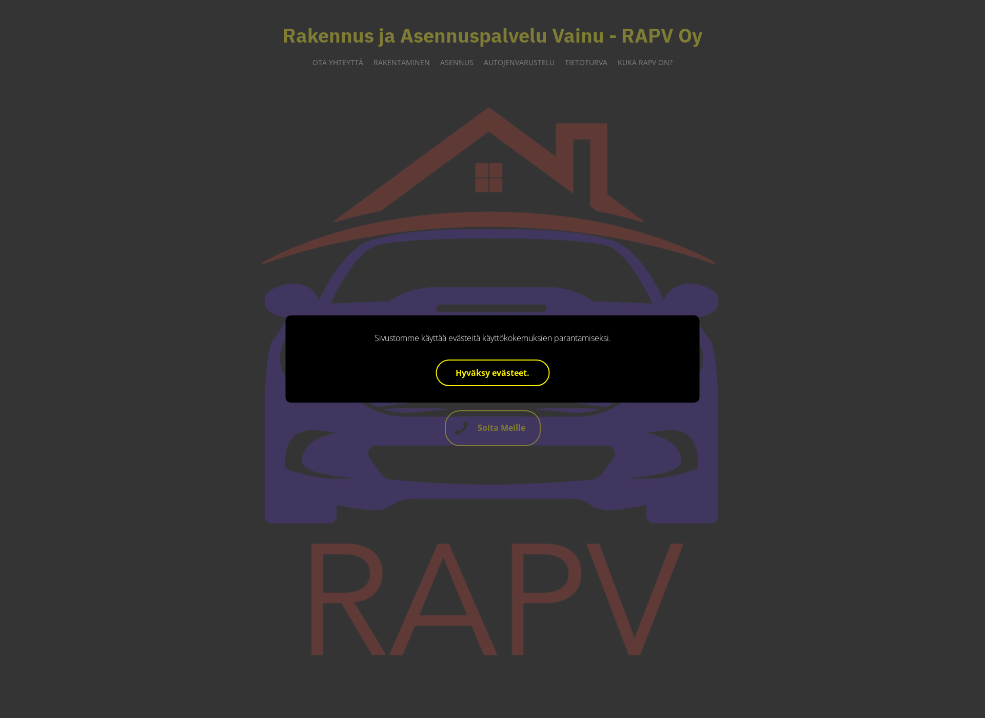 Screenshot for rapv.fi