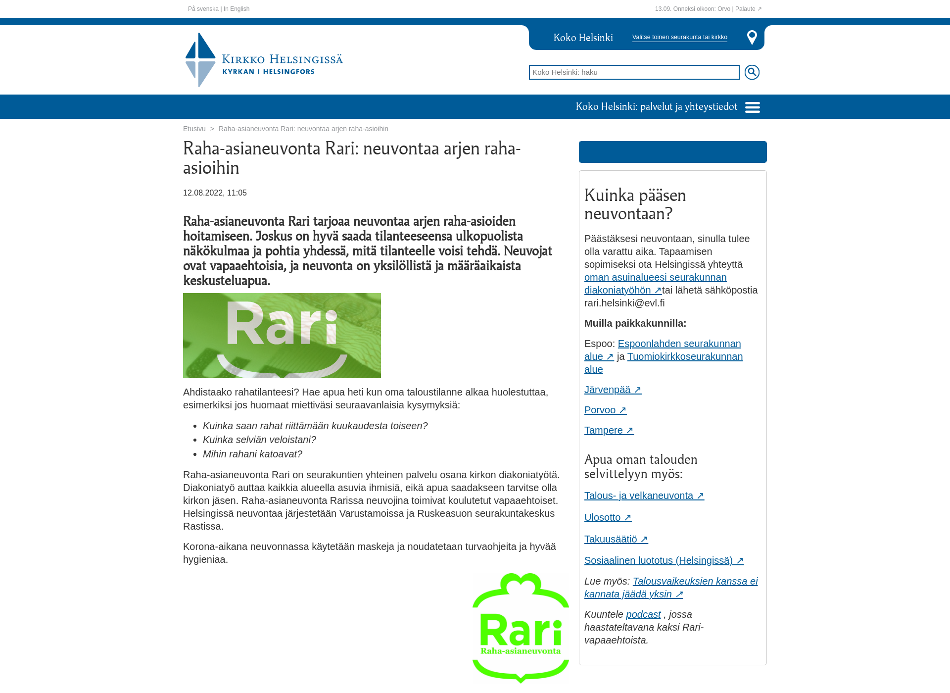 Screenshot for rari.fi