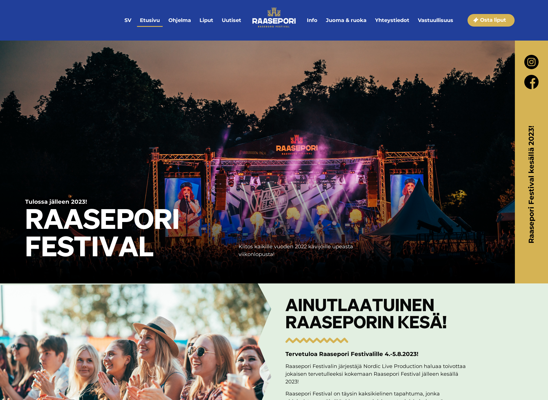 Screenshot for raseborgfestival.fi