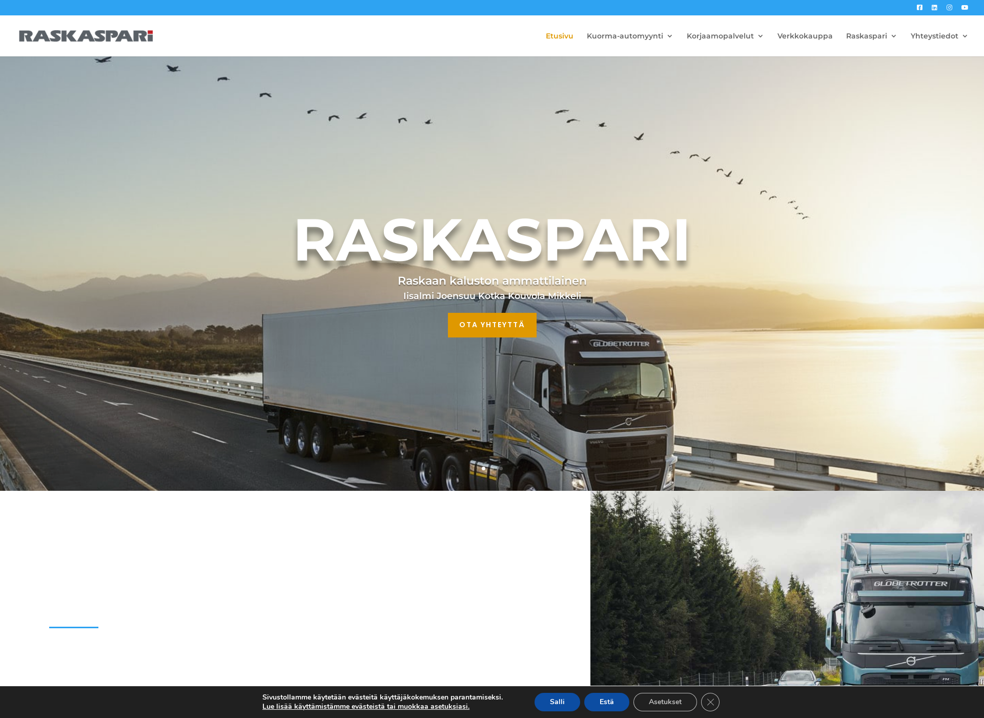Screenshot for raskaspari.fi