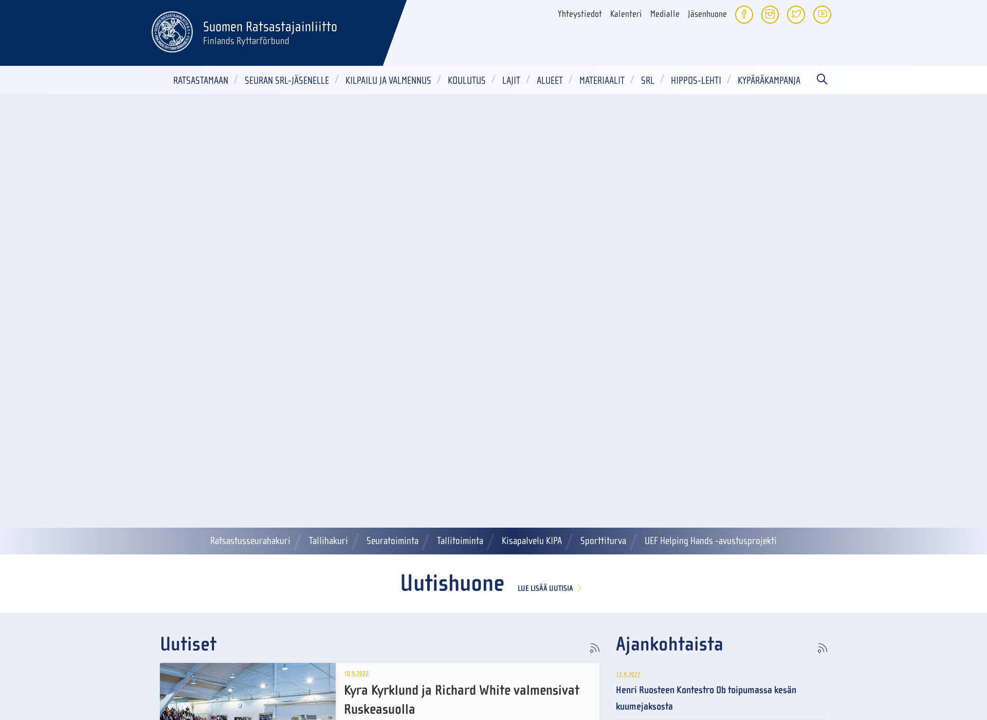Screenshot for ratsastus.fi