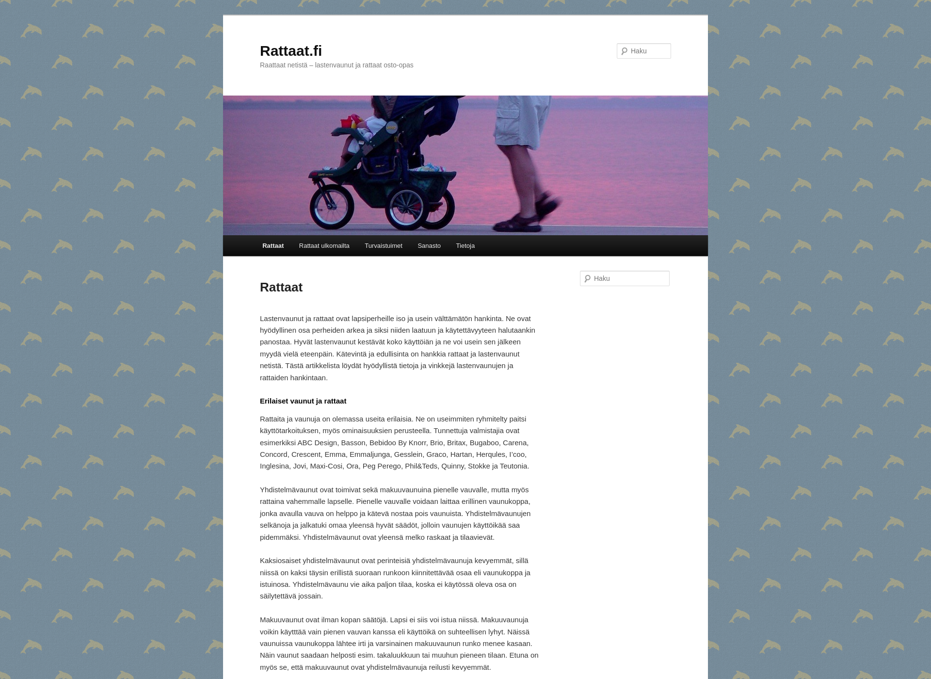 Screenshot for rattaat.fi