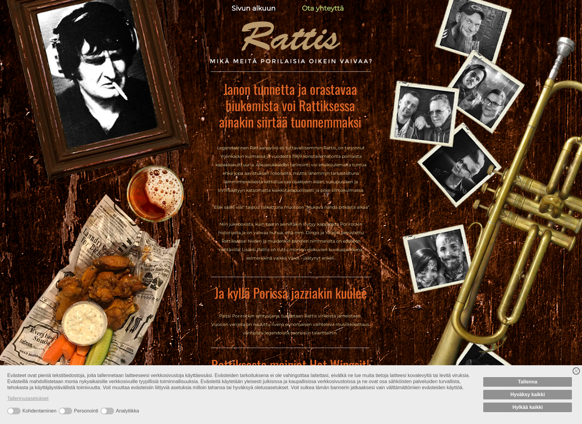 Screenshot for rattis.fi
