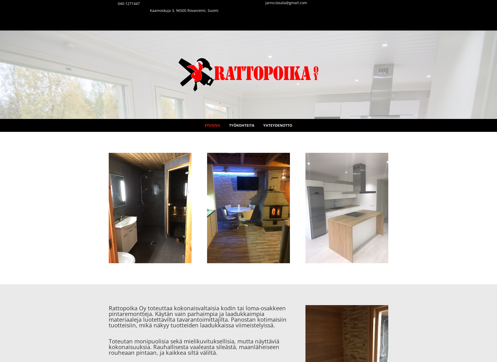 Skärmdump för rattopoika.fi