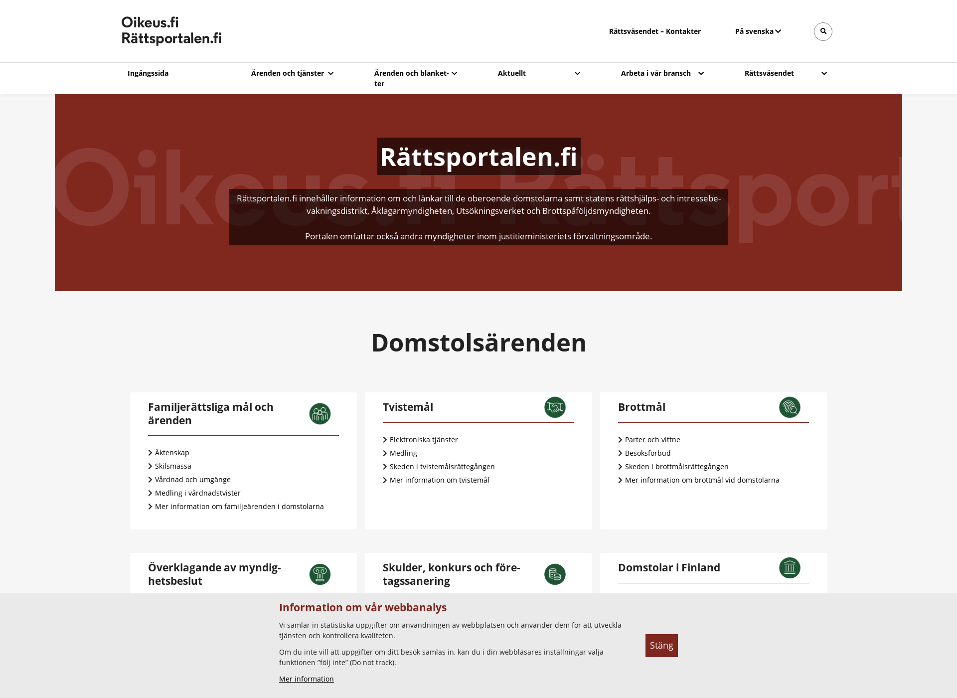 Skärmdump för rattsportalen.fi