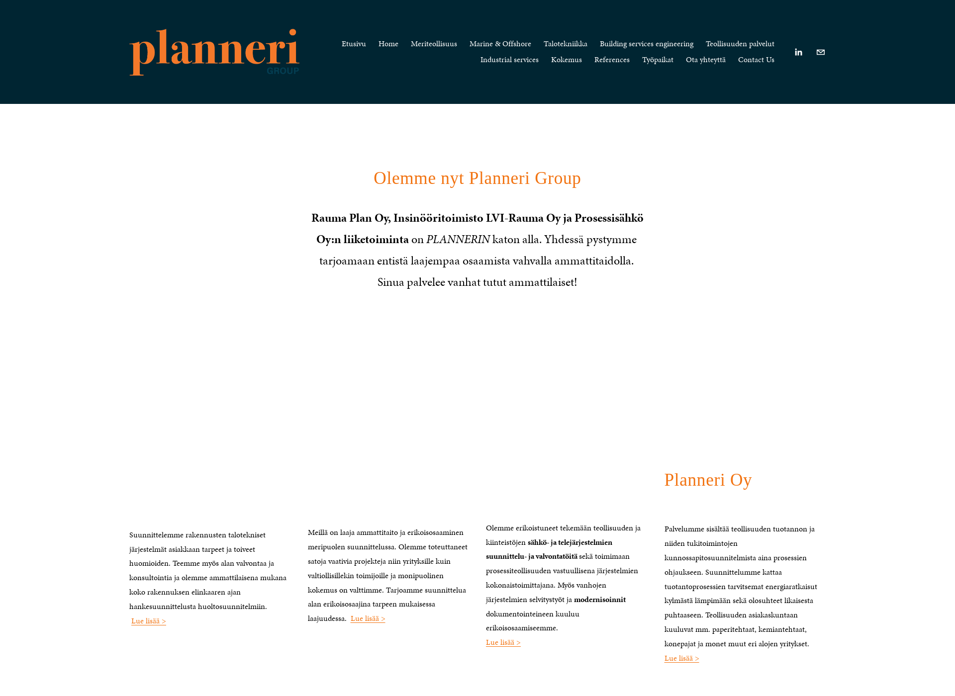 Screenshot for raumaplan.fi