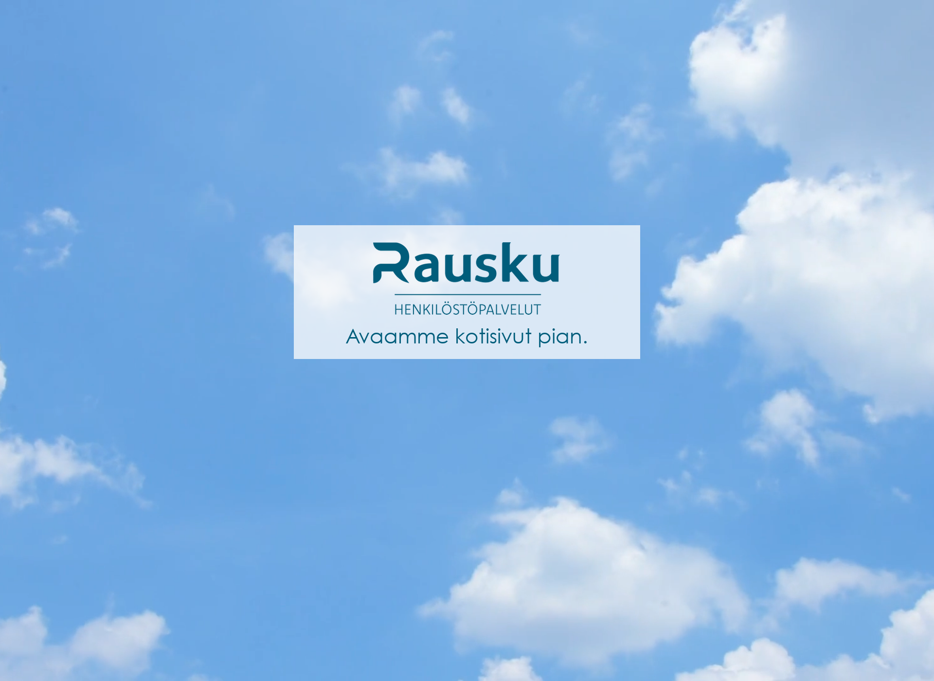 Skärmdump för rausku.fi