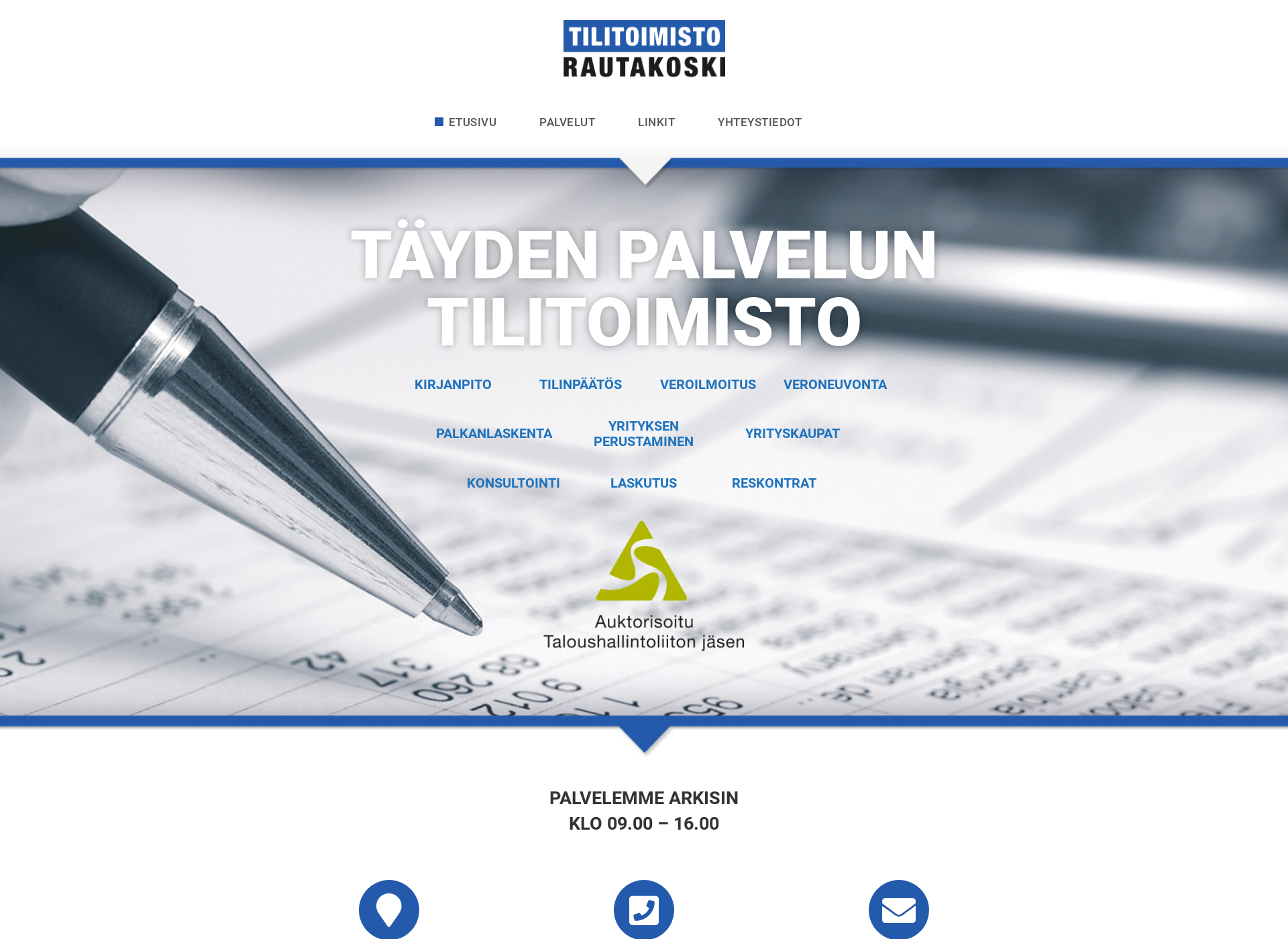 Screenshot for rautakoski.fi