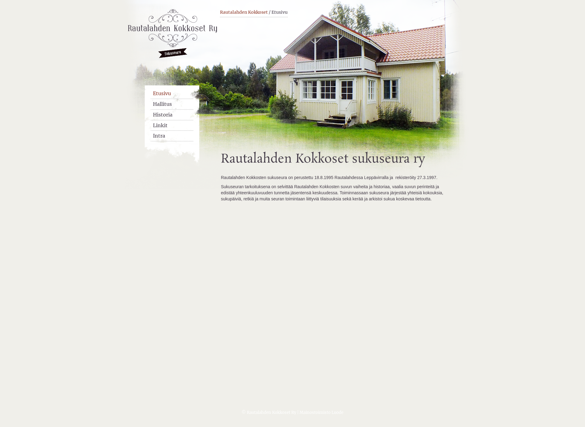 Screenshot for rautalahdenkokkoset.fi