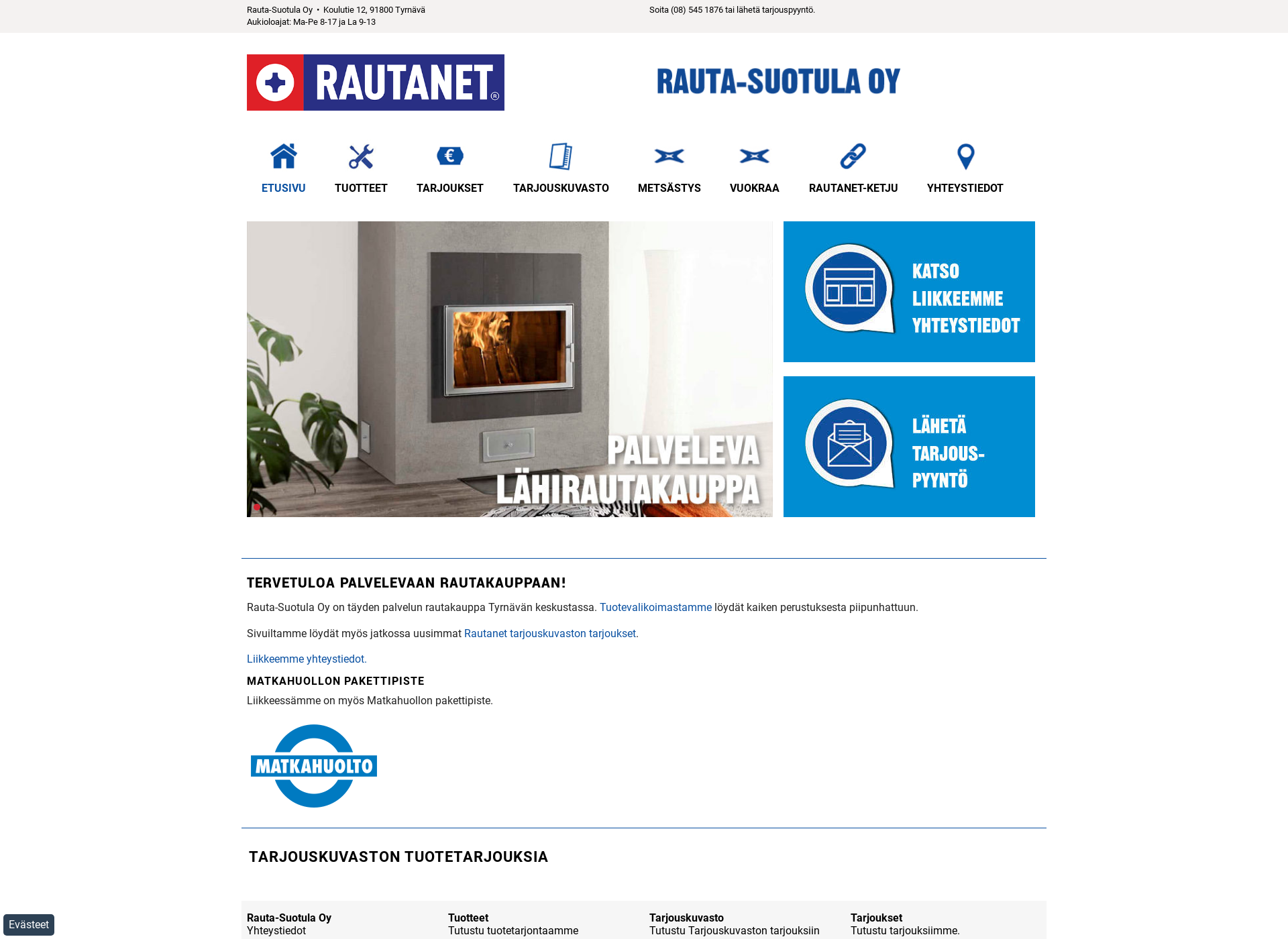 Screenshot for rautasuotula.fi