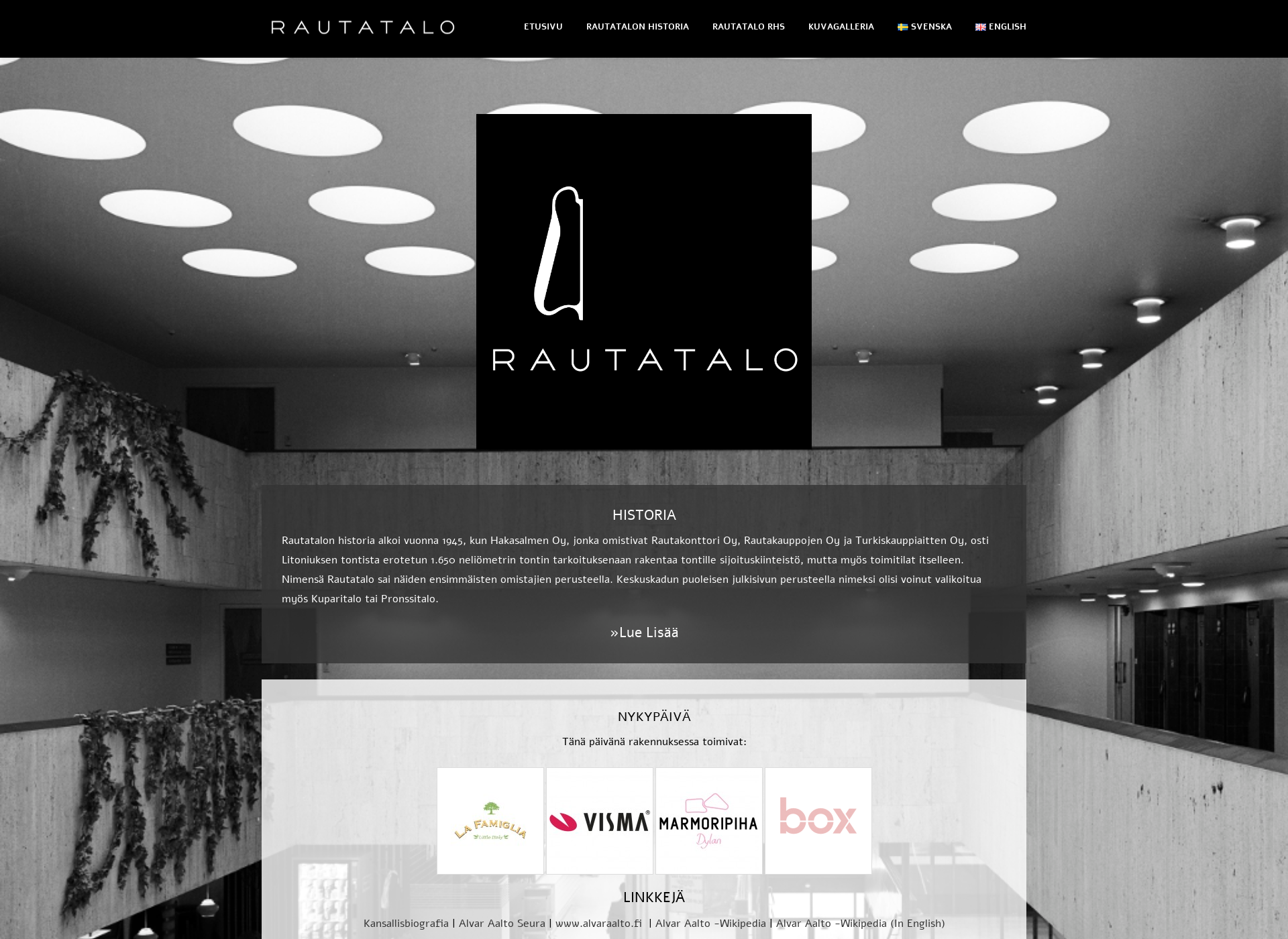 Screenshot for rautatalo.fi