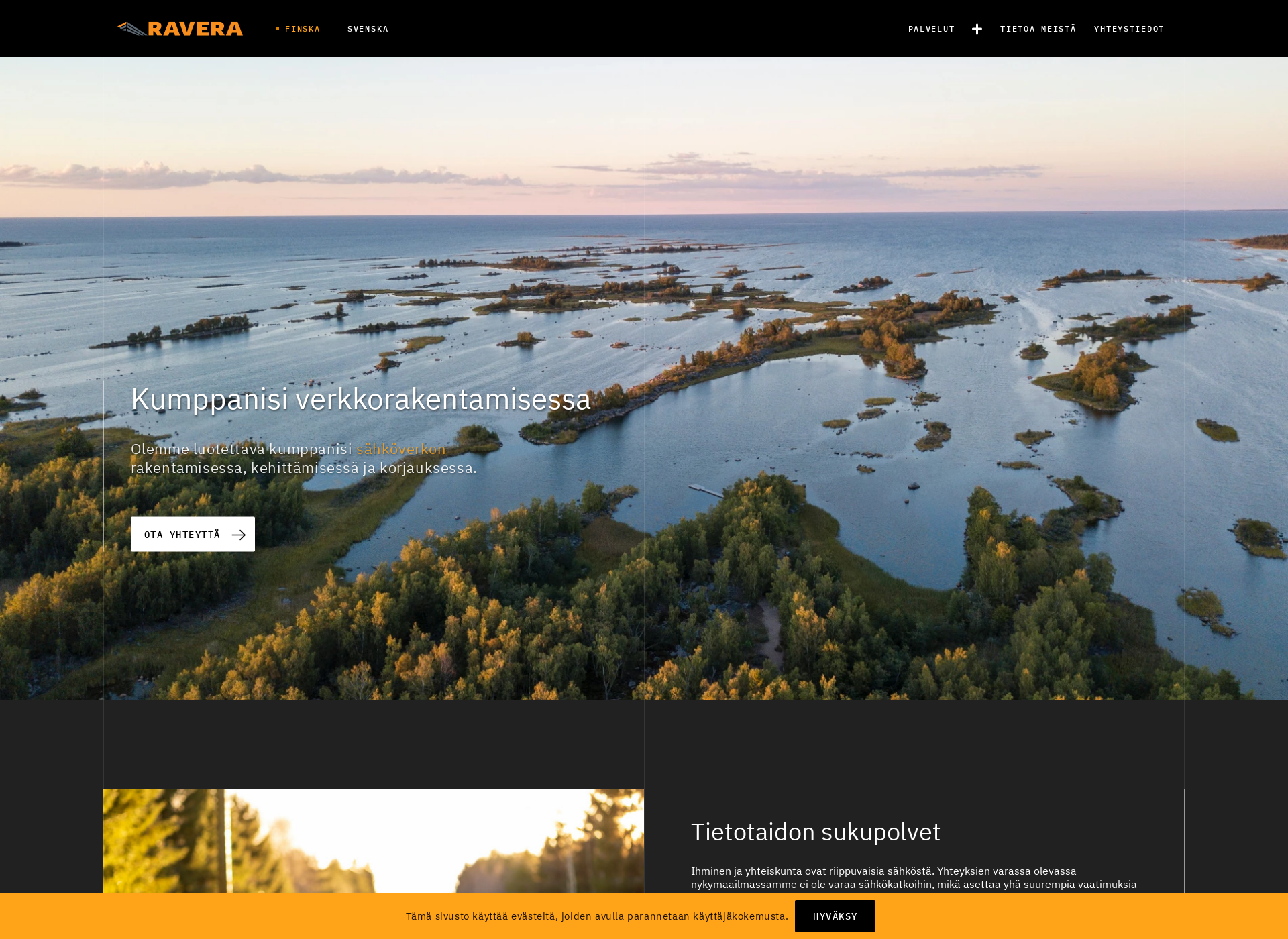 Screenshot for ravera.fi