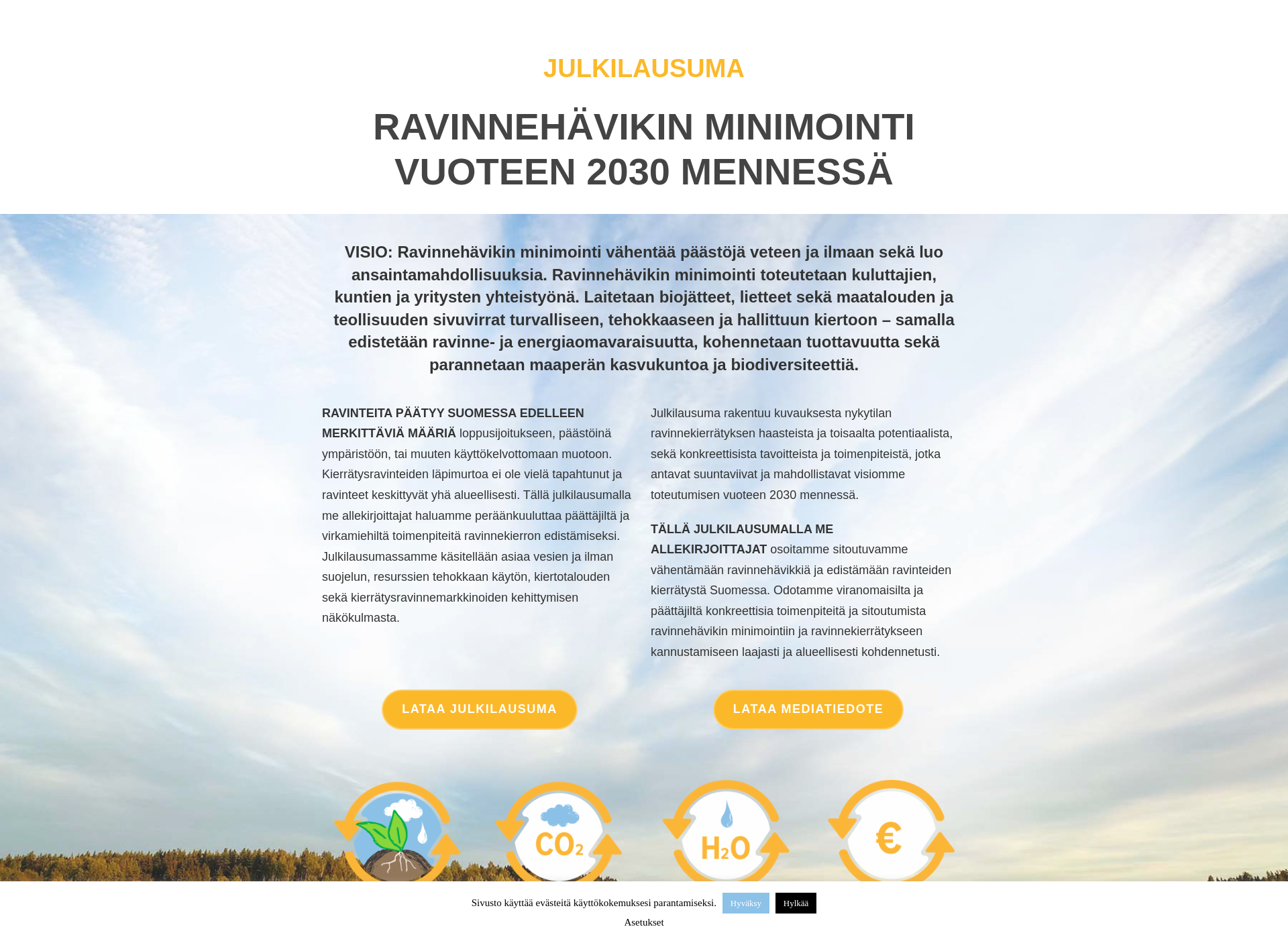Screenshot for ravinnekierto2030.fi